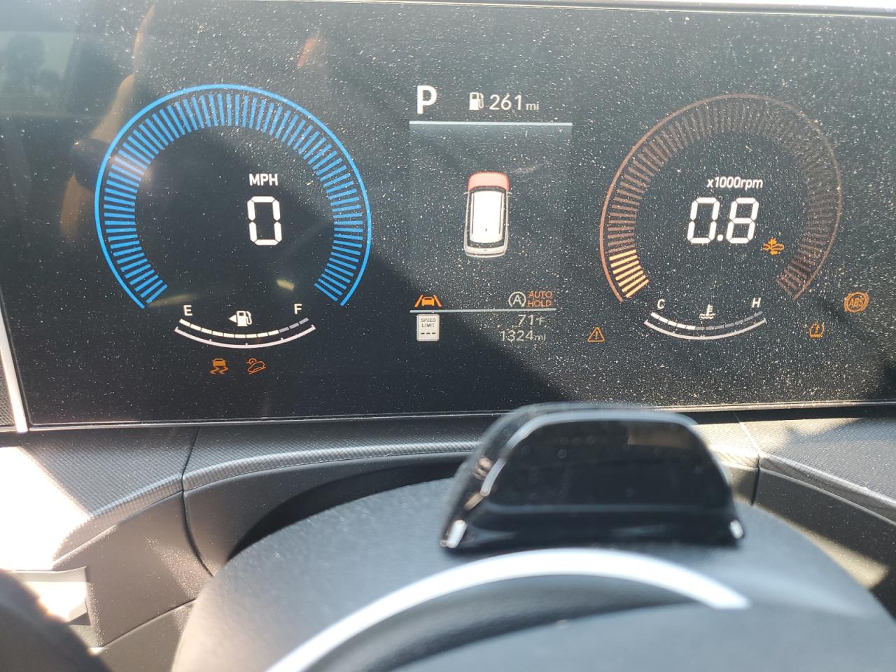 2026 Hyundai Santa Fe Sel Gray vin: 5NMP2DGL0TH212255 Damage: Warning Light - Abs, On, Unacceptable
