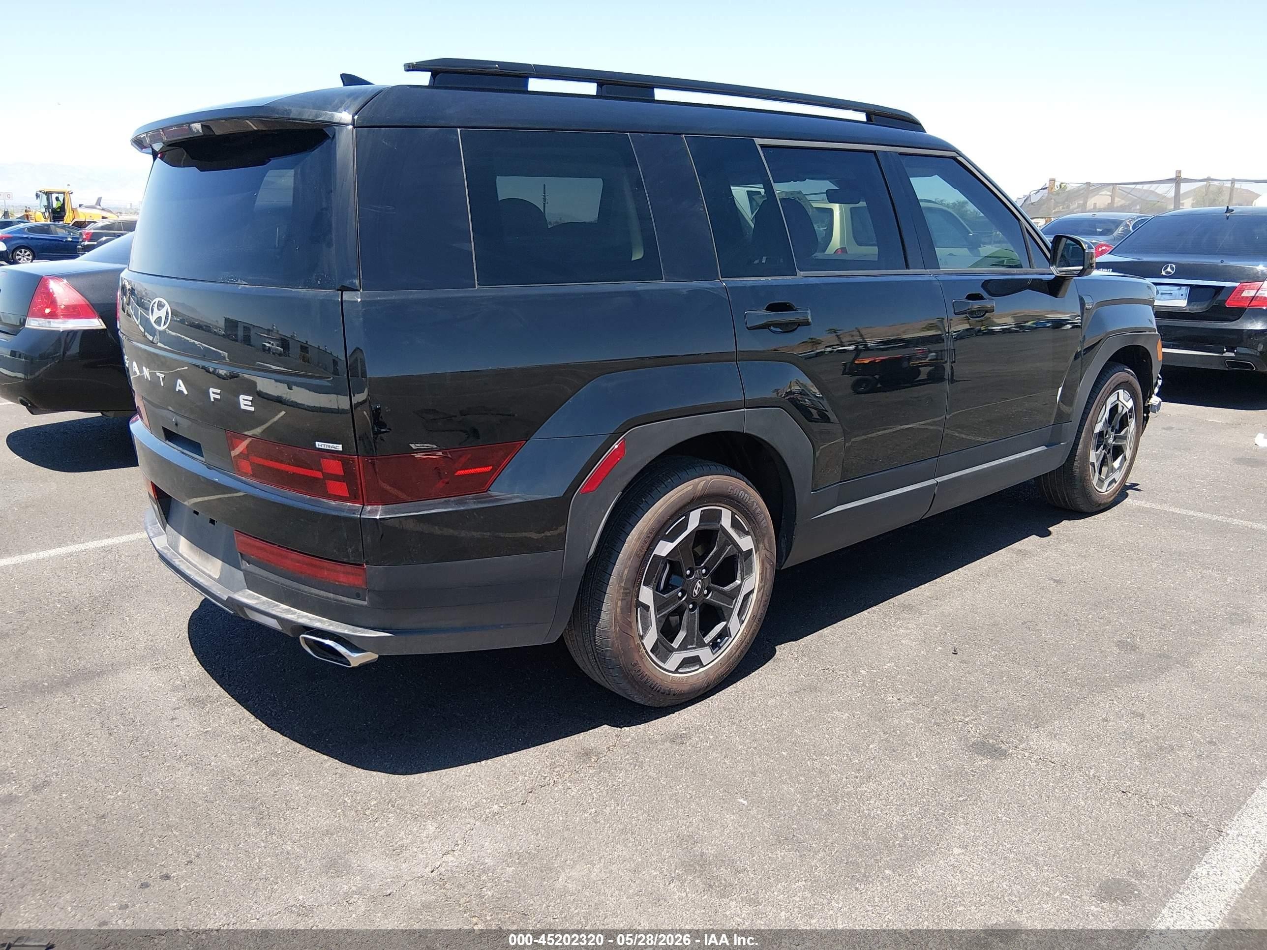2025 Hyundai Santa Fe Sel Black vin: 5NMP2DGL8SH095054