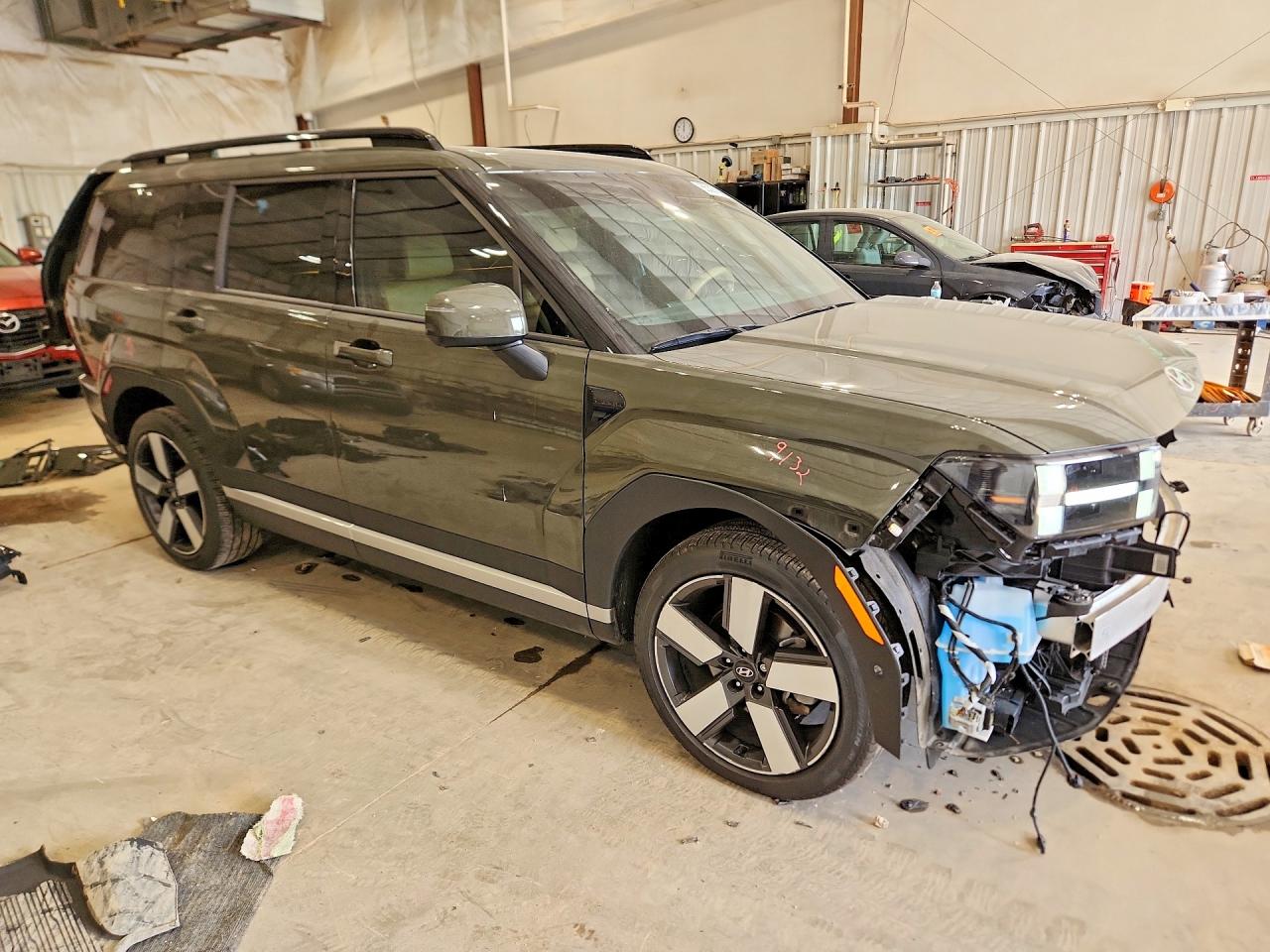 2025 Hyundai Santa Fe Limited Зеленый vin: 5NMP34G10SH027634