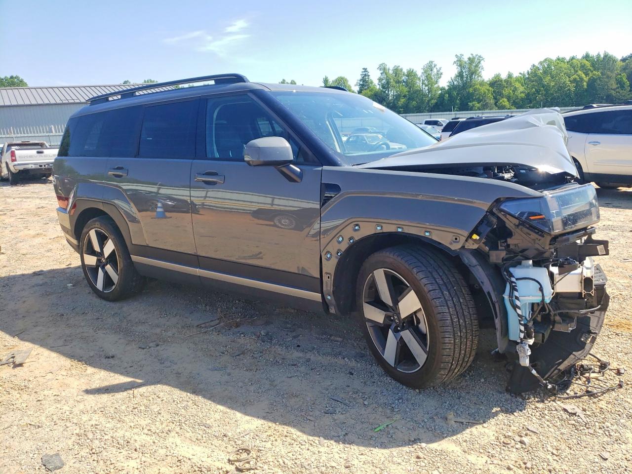 2024 Hyundai Santa Fe Limited Серый vin: 5NMP34G12RH003913