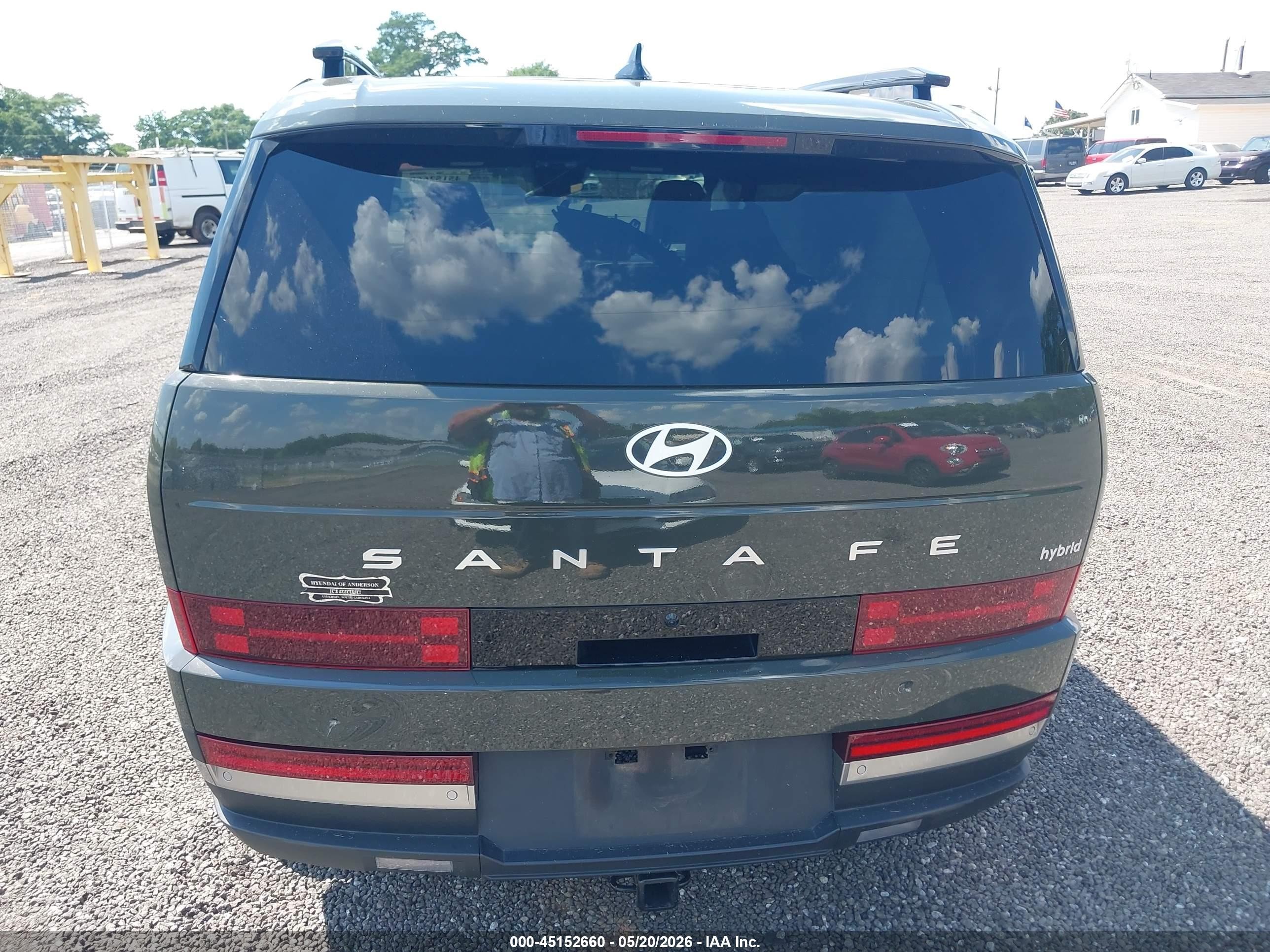 2024 Hyundai Santa Fe Hybrid Limited Green vin: 5NMP34G14RH000575