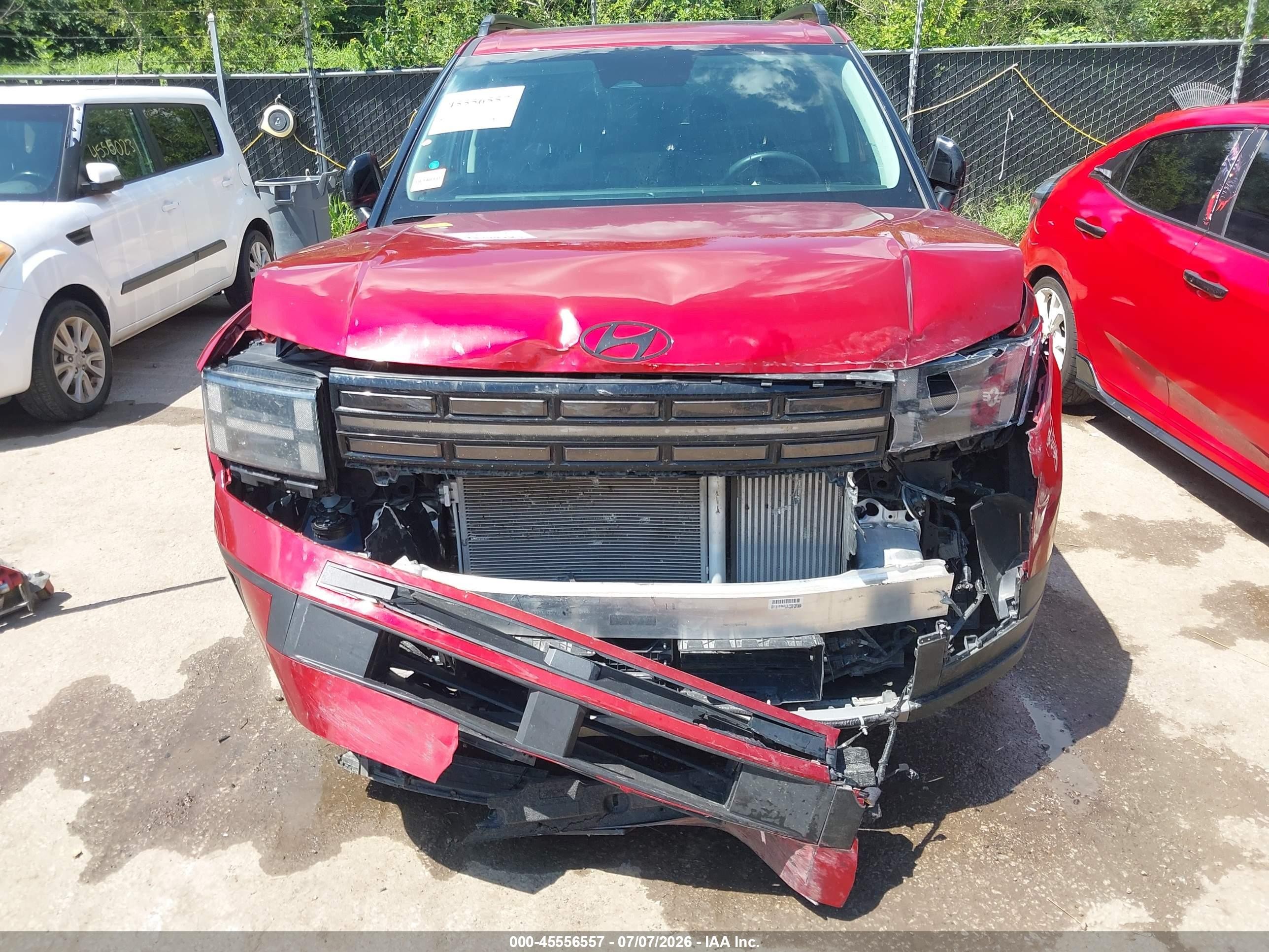 2025 Hyundai Santa Fe Xrt Red vin: 5NMP3DGL9SH102381