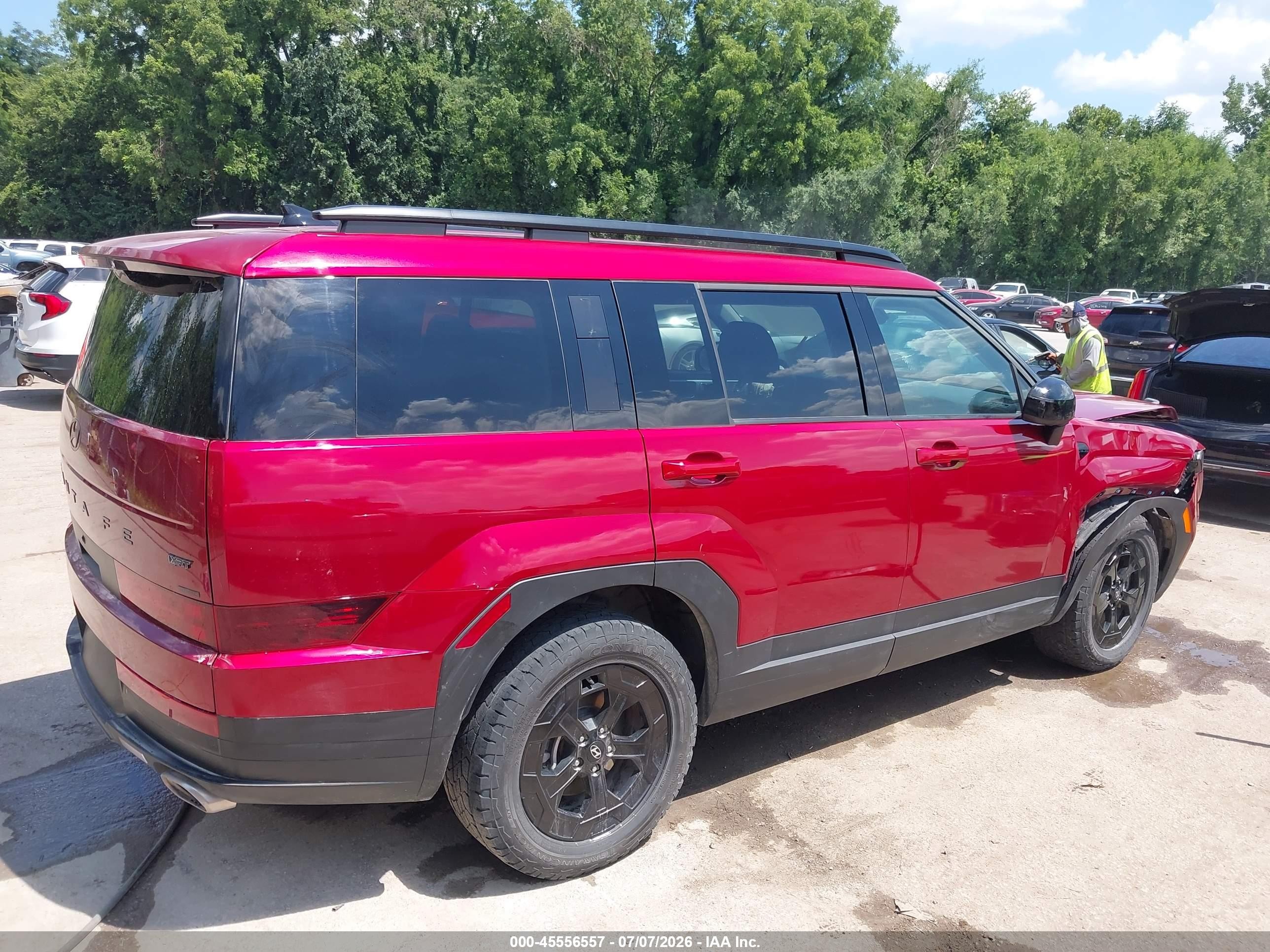 2025 Hyundai Santa Fe Xrt Red vin: 5NMP3DGL9SH102381