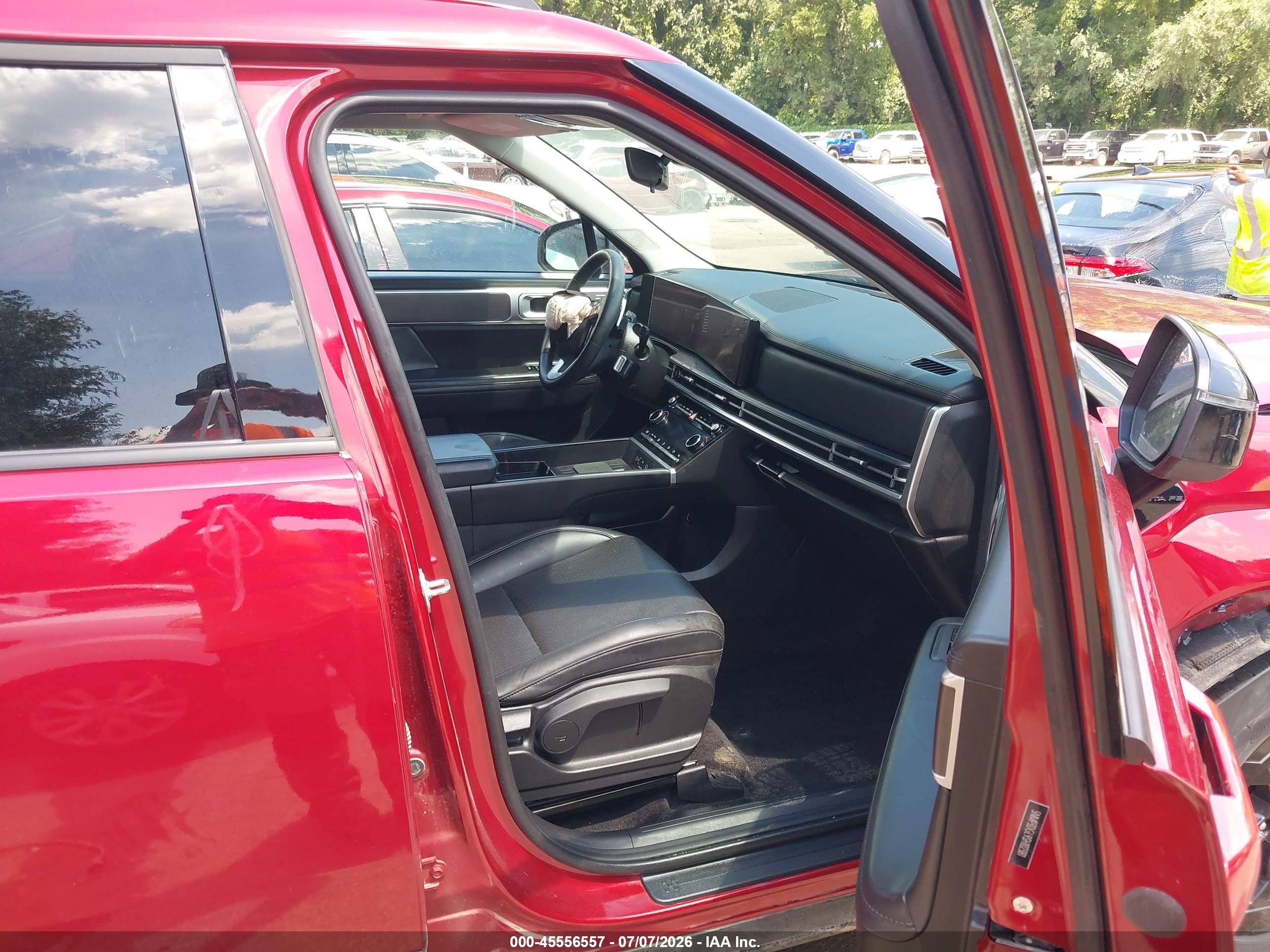 2025 Hyundai Santa Fe Xrt Red vin: 5NMP3DGL9SH102381
