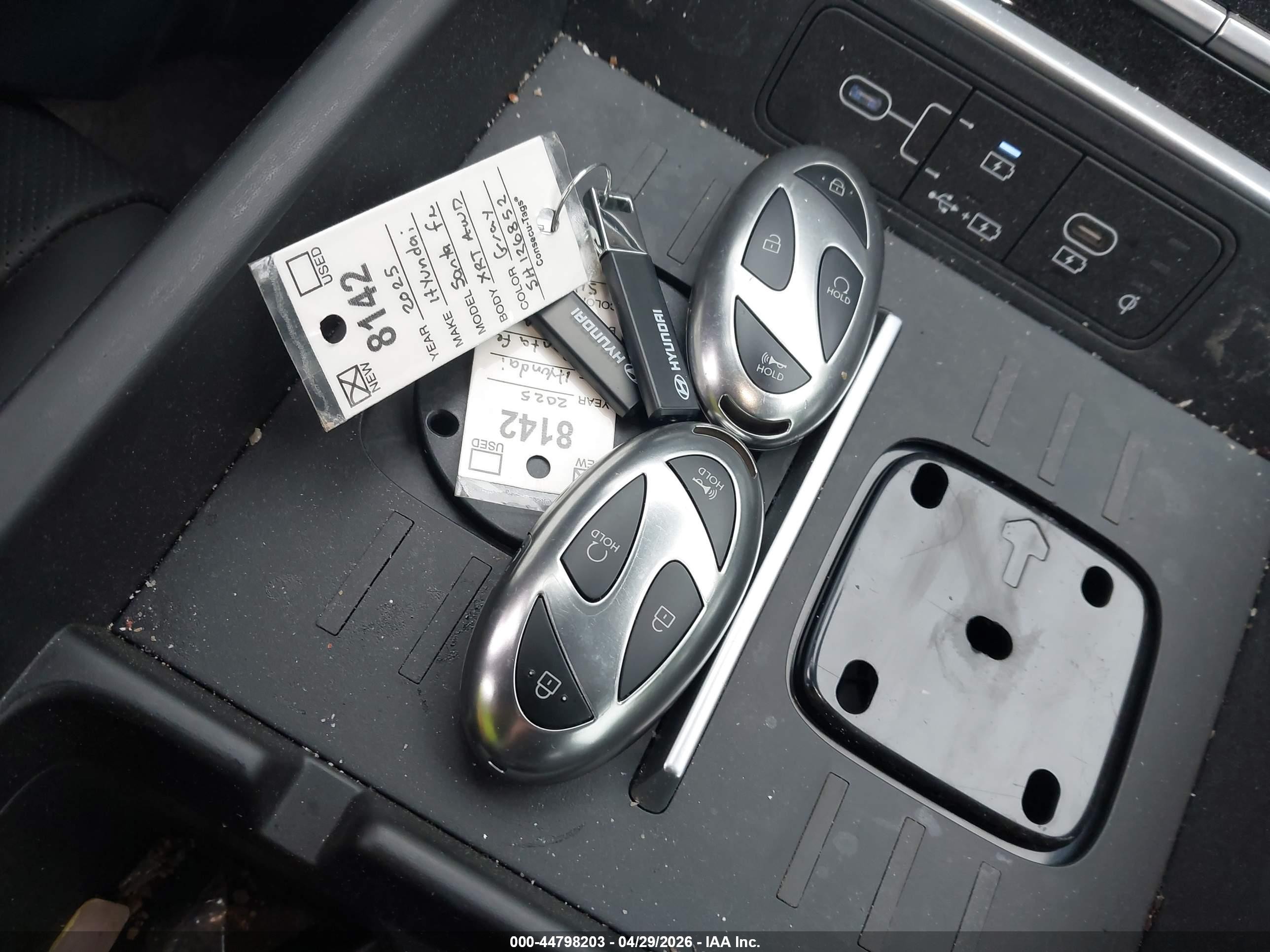2025 Hyundai Santa Fe Xrt Серый vin: 5NMP3DGLXSH126852