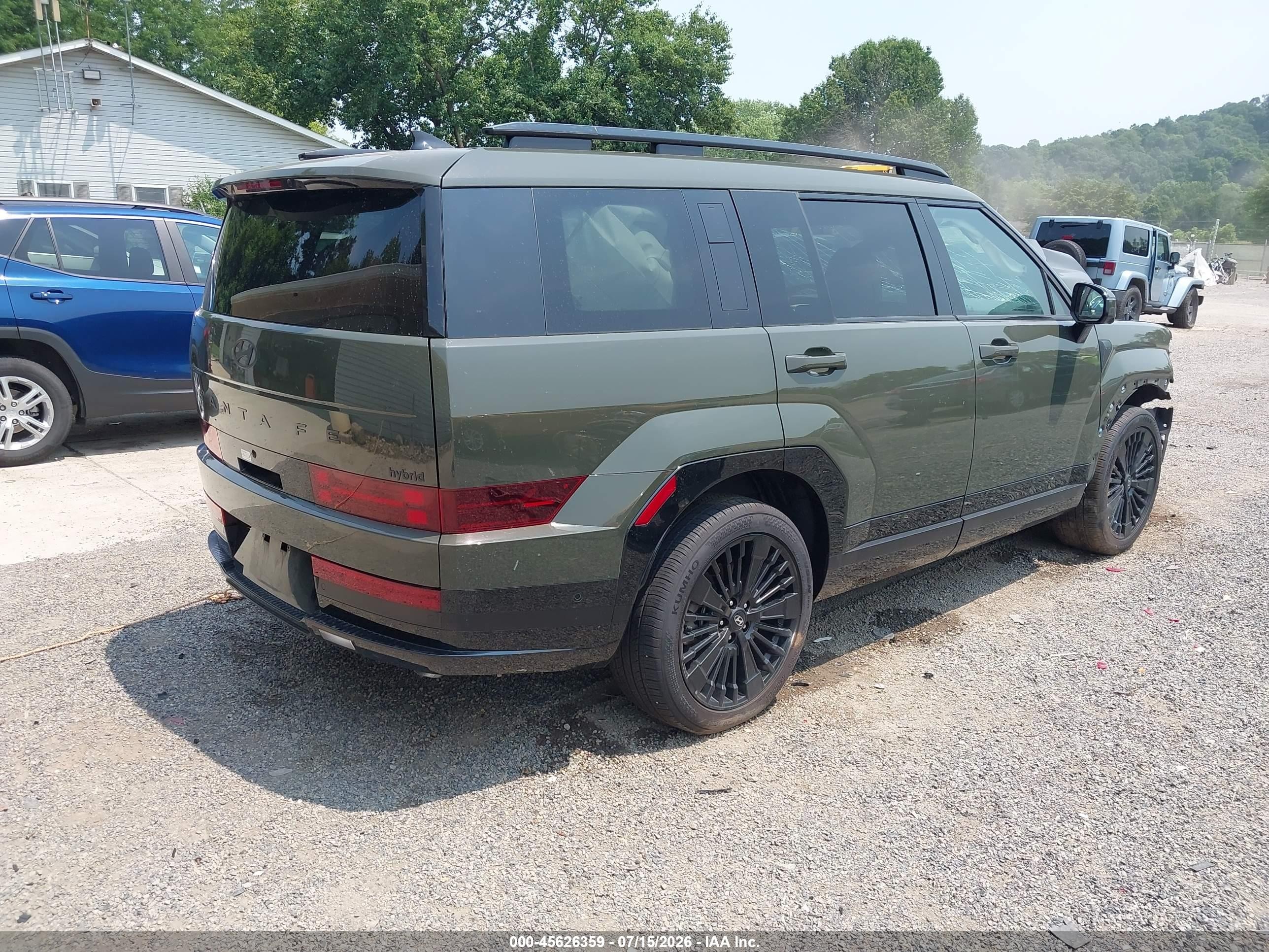 2026 Hyundai Santa Fe Hybrid Calligraphy Green vin: 5NMP54G19TH090016