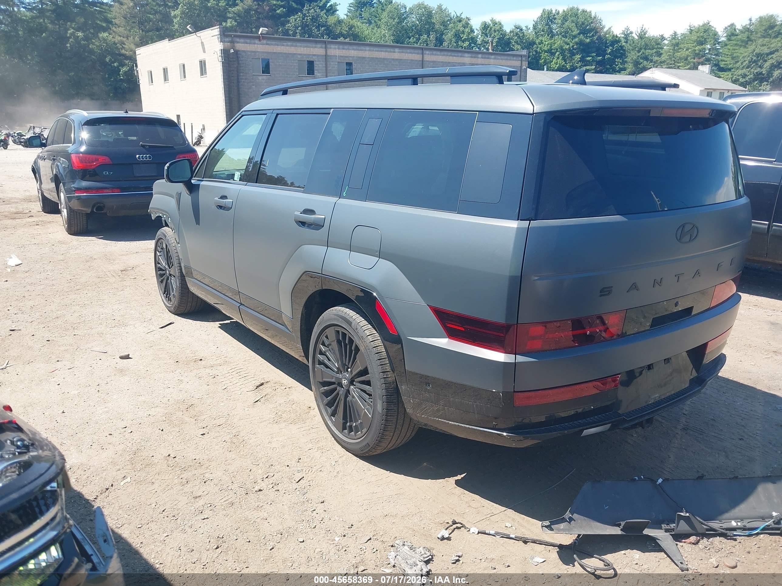 2025 Hyundai Santa Fe Hybrid Calligraphy Серый vin: 5NMP5DG13SH029968