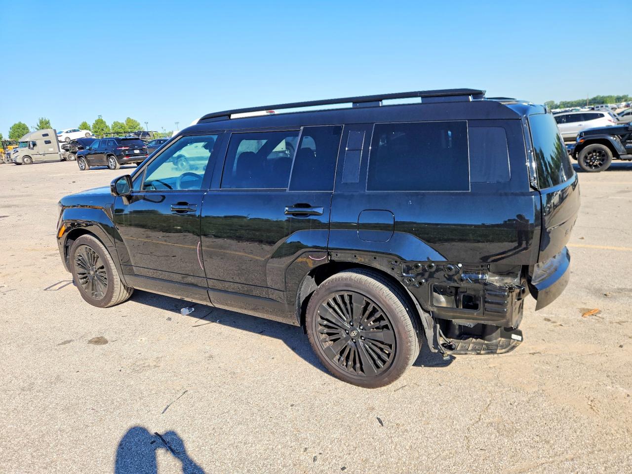 2025 Hyundai Santa Fe Calligraphy Black vin: 5NMP5DG14SH068374