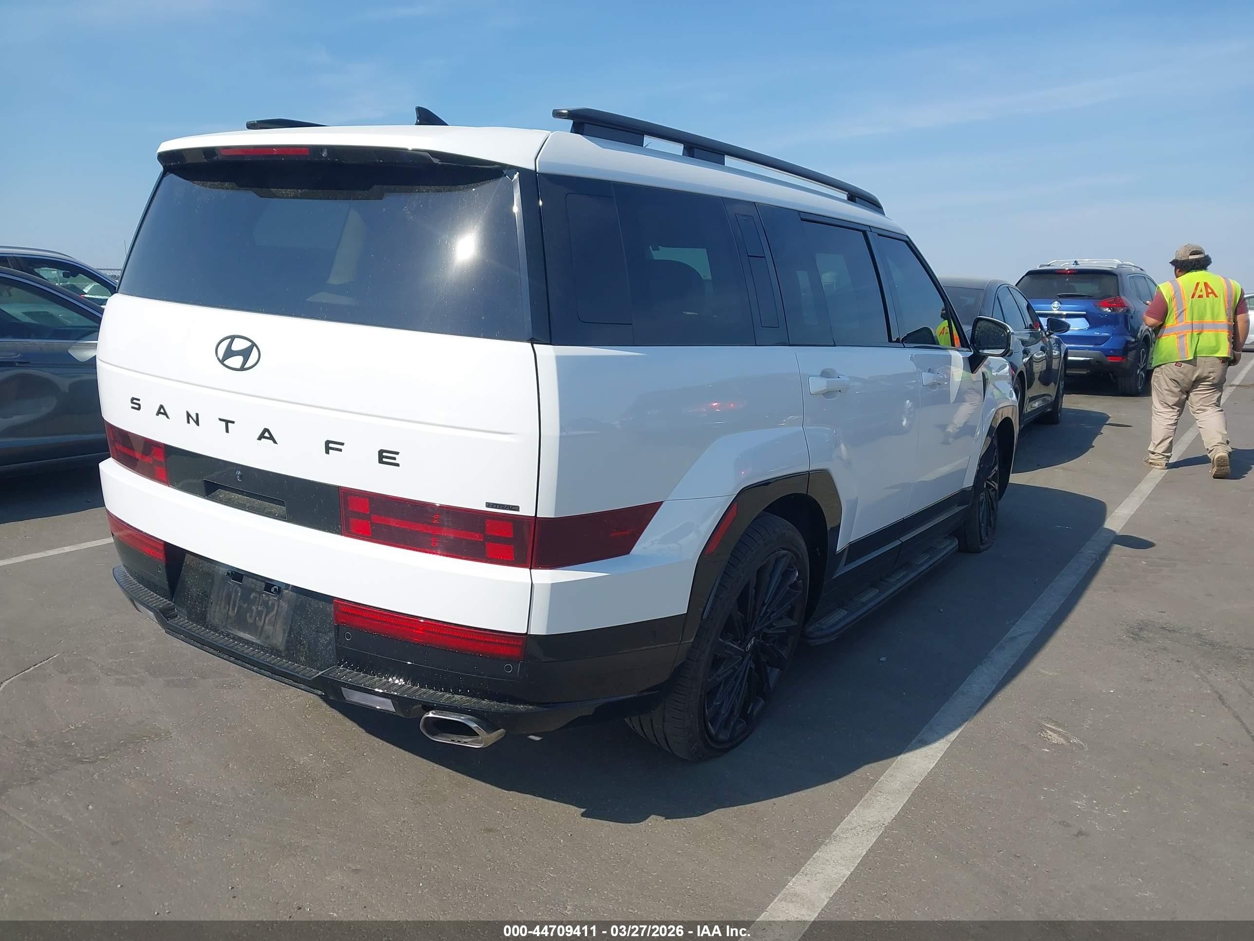 2024 Hyundai Santa Fe Calligraphy White vin: 5NMP5DGL3RH055692