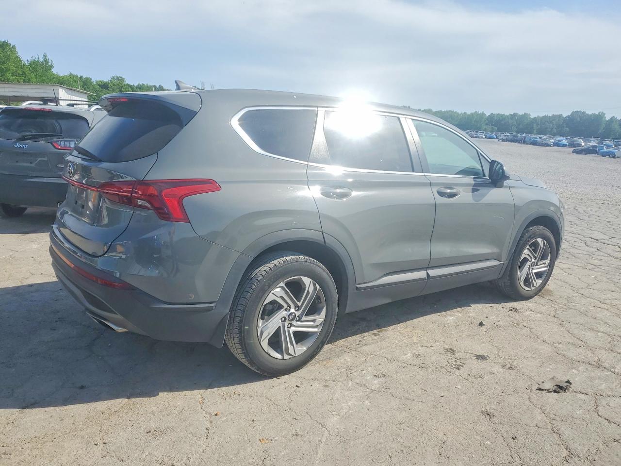 2022 Hyundai Santa Fe Se Gray vin: 5NMS14AJ1NH445083
