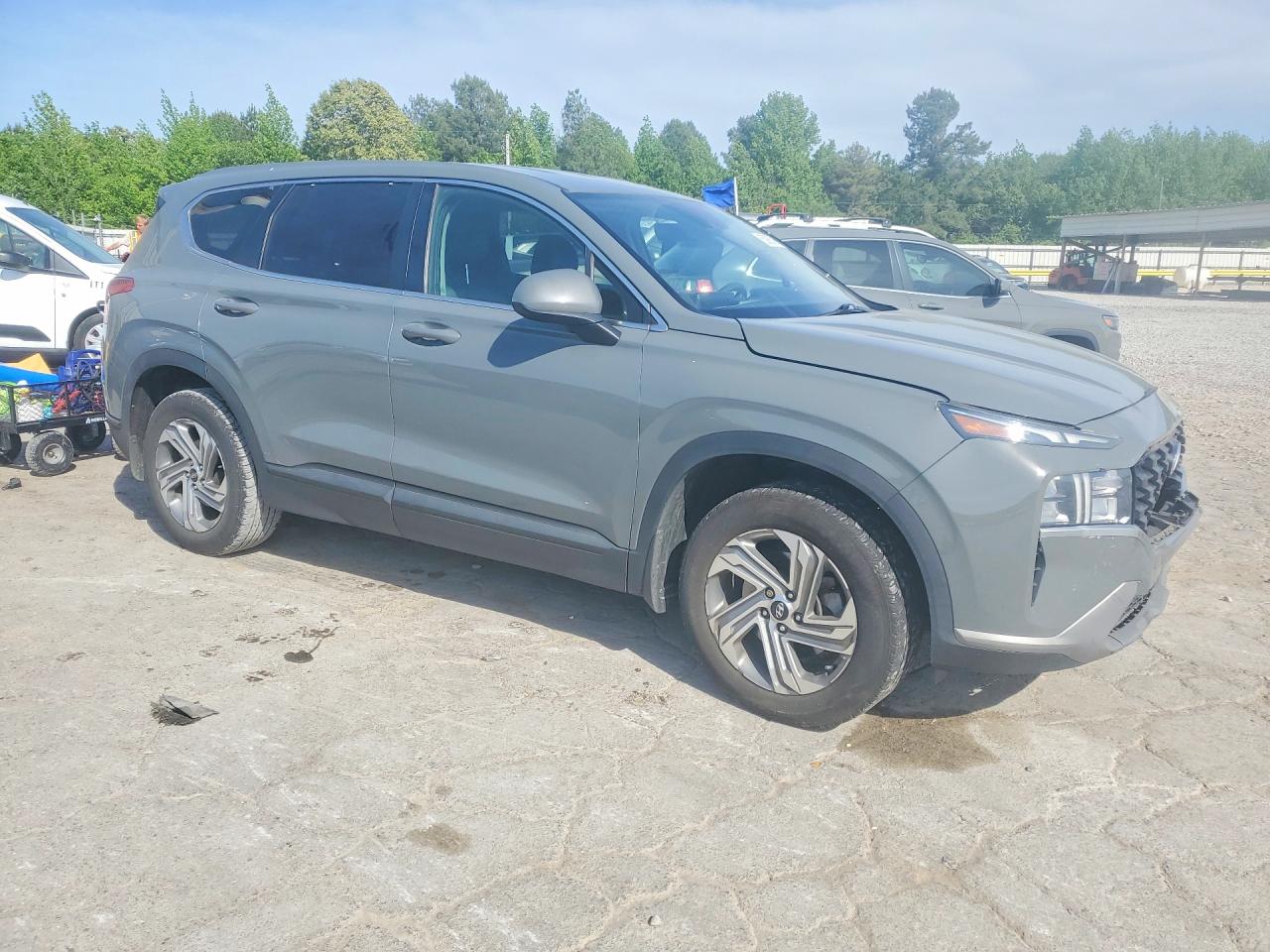 2022 Hyundai Santa Fe Se Gray vin: 5NMS14AJ1NH445083
