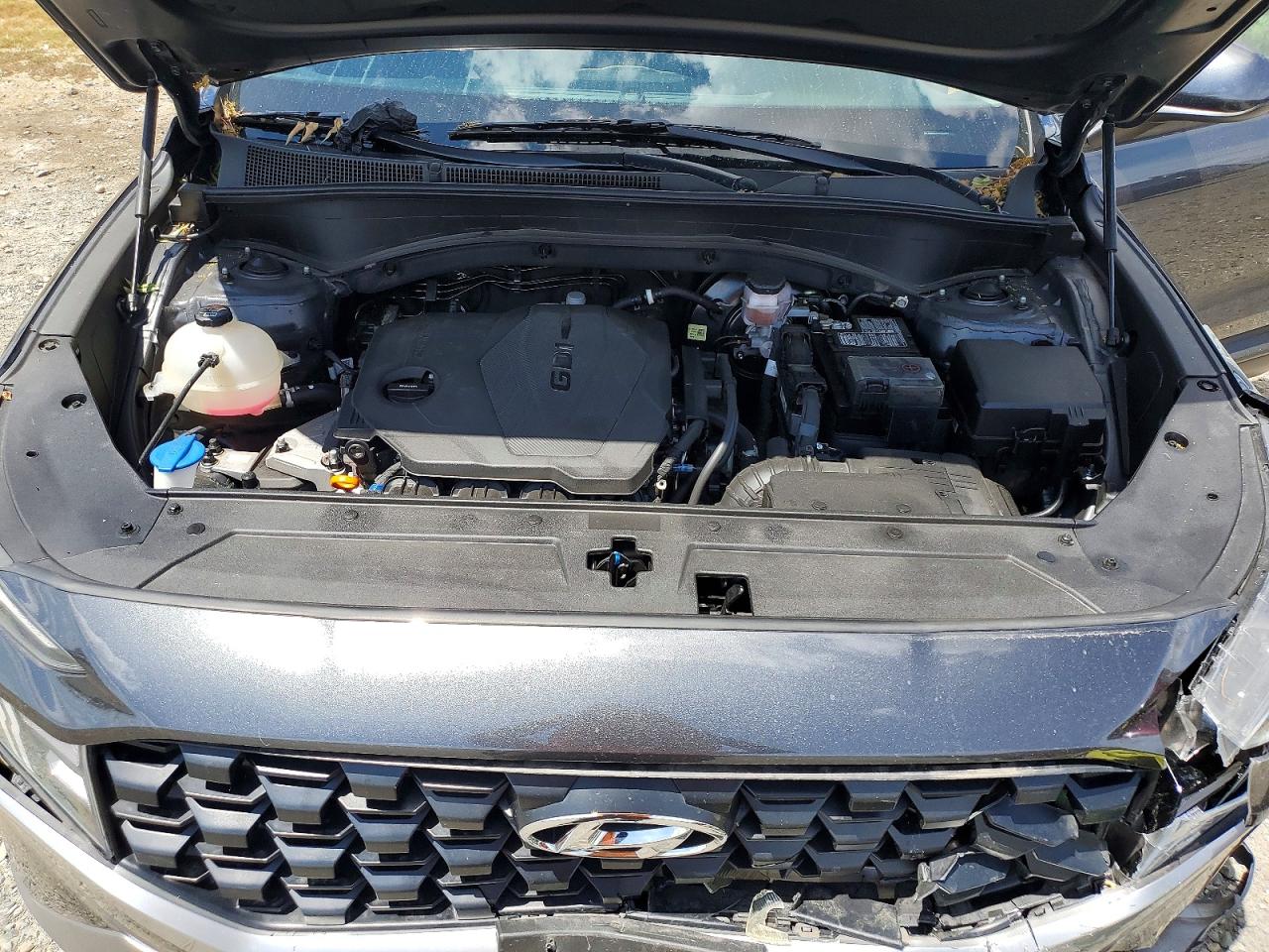 2023 Hyundai Santa Fe Se Серый vin: 5NMS14AJ6PH631849