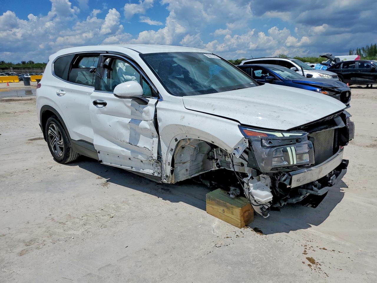 2023 Hyundai Santa Fe Se Белый vin: 5NMS14AJ8PH650189