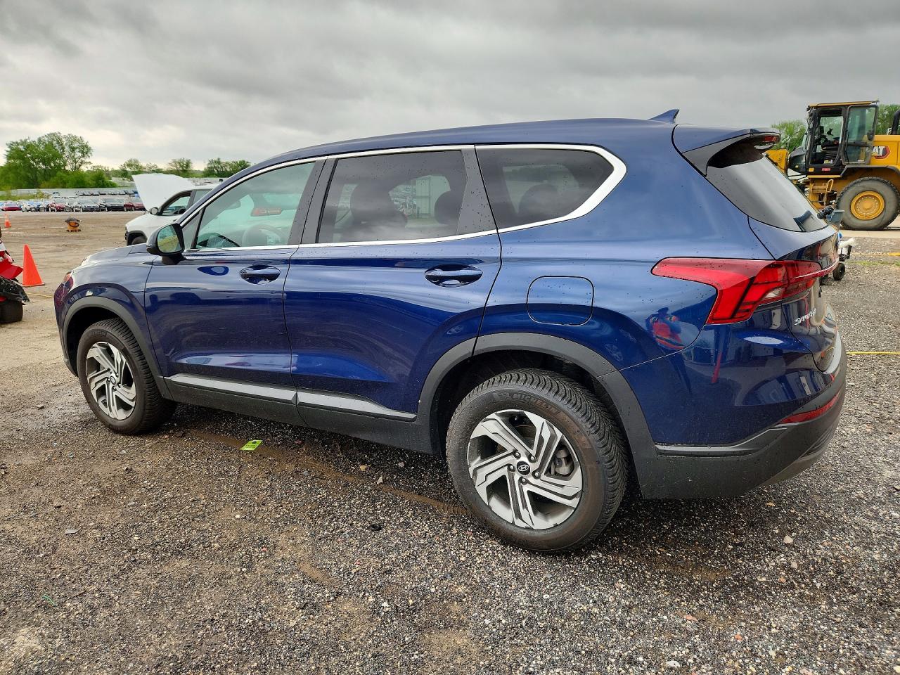 2021 Hyundai Santa Fe Se Синий vin: 5NMS1DAJ5MH350055