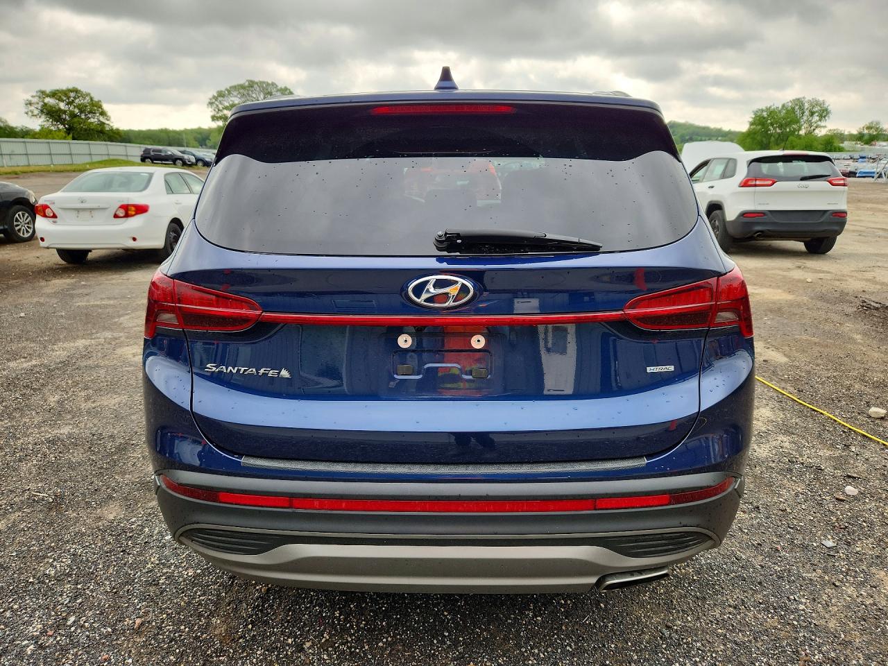 2021 Hyundai Santa Fe Se Синий vin: 5NMS1DAJ5MH350055