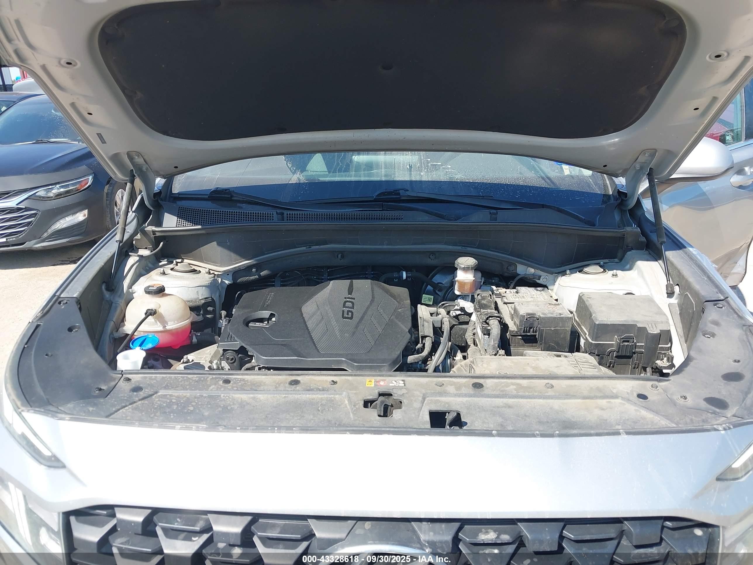 2021 Hyundai Santa Fe Se Silver vin: 5NMS1DAJ6MH350095