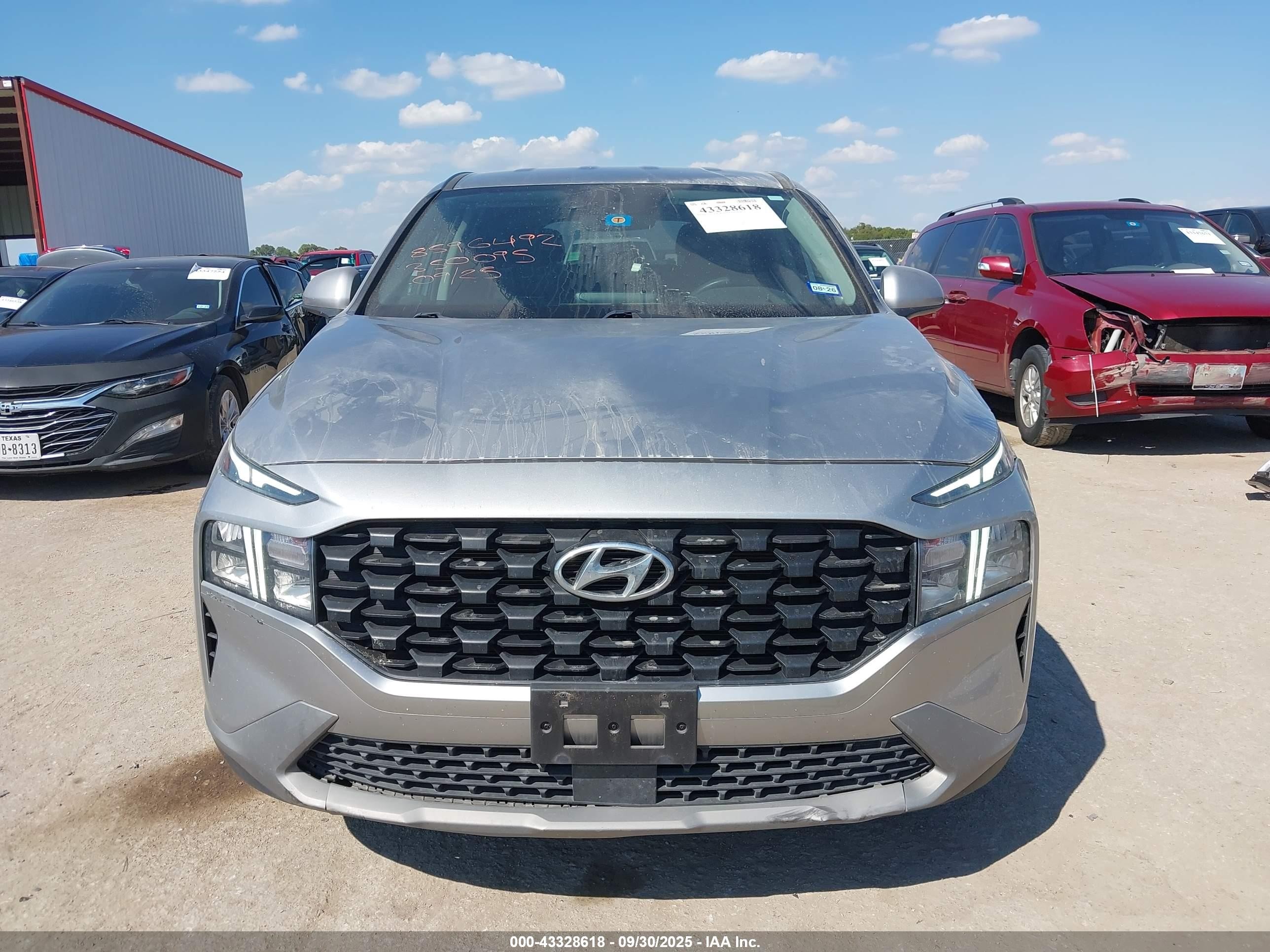 2021 Hyundai Santa Fe Se Silver vin: 5NMS1DAJ6MH350095