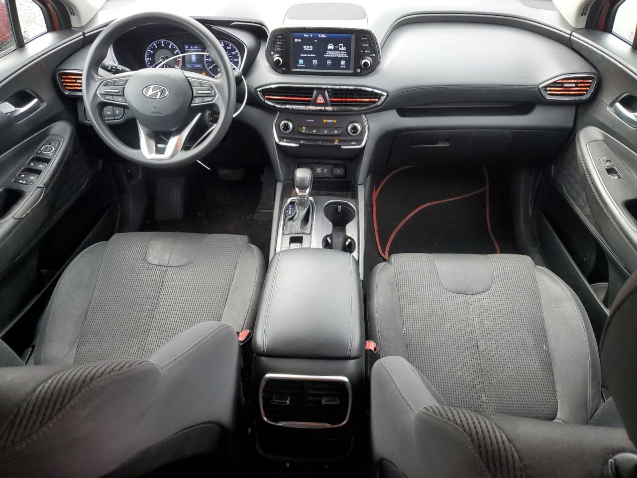 2019 Hyundai Santa Fe Se Red vin: 5NMS23AD0KH112421