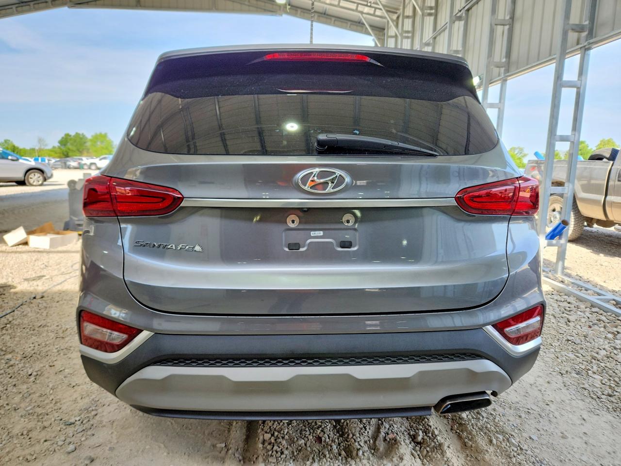 2019 Hyundai Santa Fe Se Gray vin: 5NMS23AD1KH110810