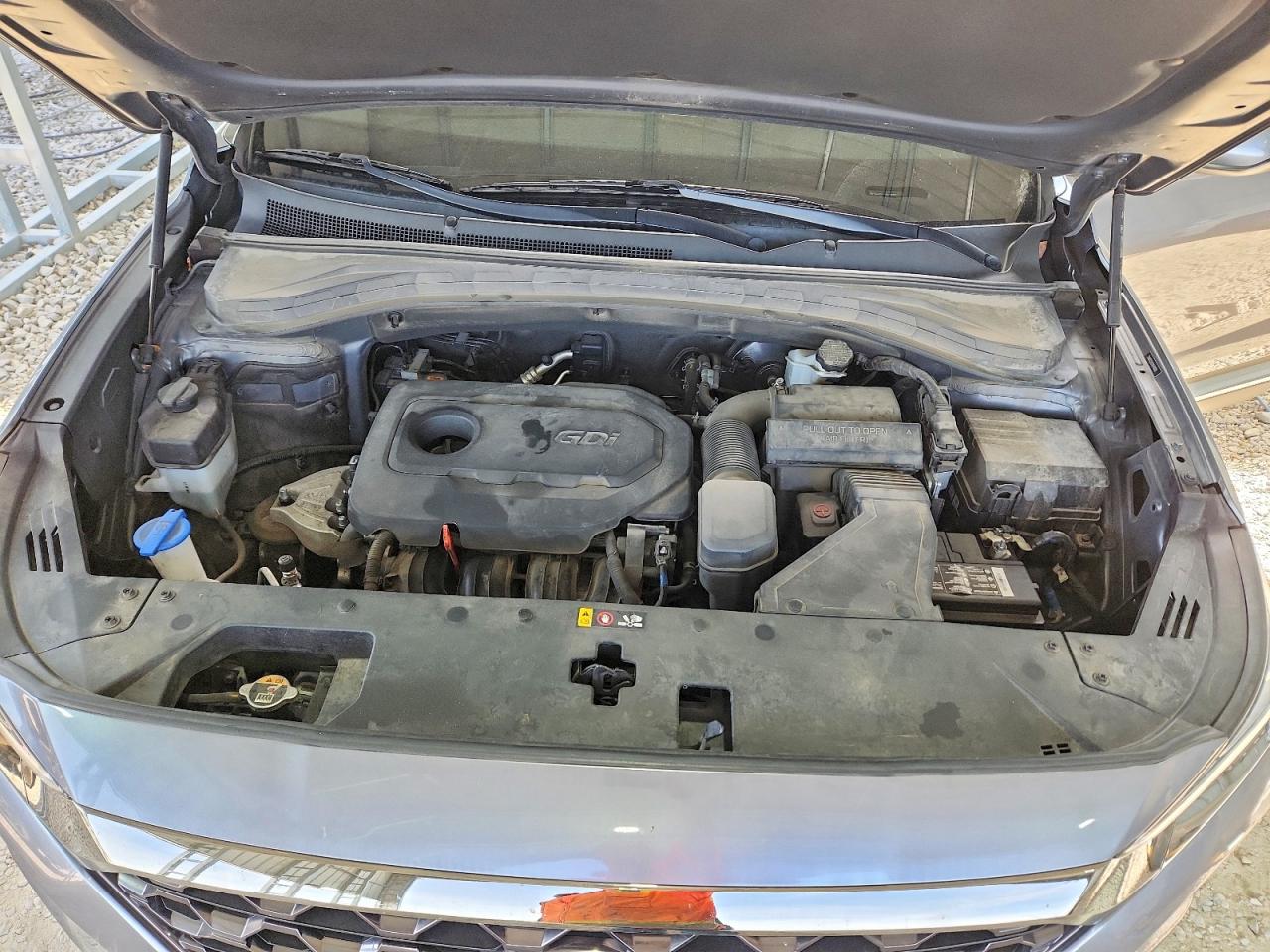 2019 Hyundai Santa Fe Se Gray vin: 5NMS23AD1KH110810