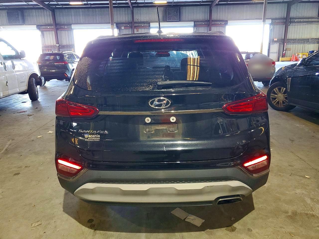 2019 Hyundai Santa Fe Se 2.4l Черный vin: 5NMS23AD3KH083366