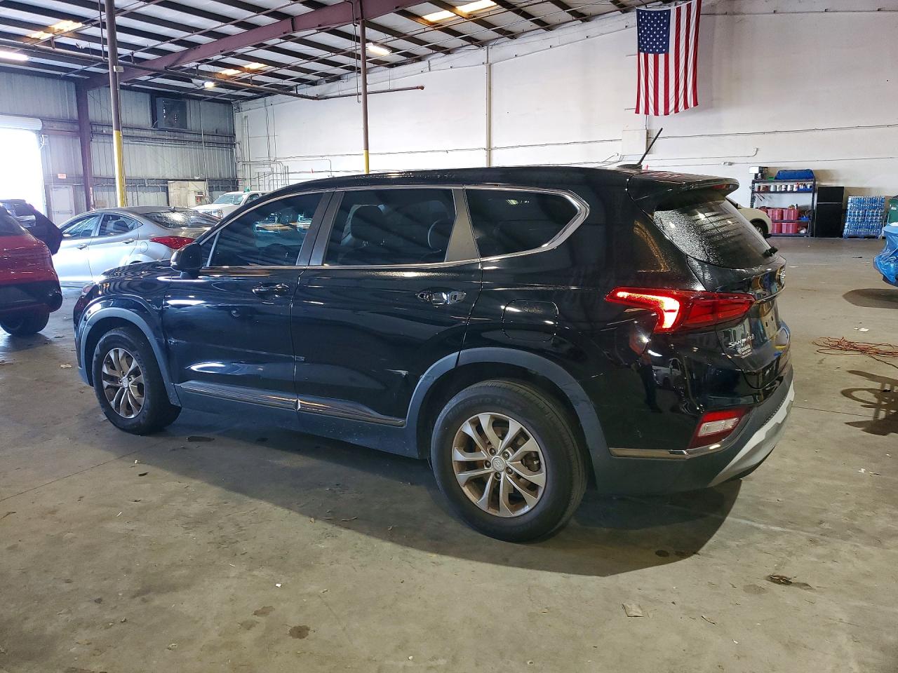 2019 Hyundai Santa Fe Se 2.4l Черный vin: 5NMS23AD3KH083366