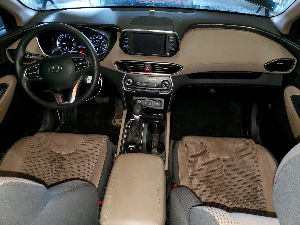 2019 Hyundai Santa Fe Se 2.4l Черный vin: 5NMS23AD3KH083366