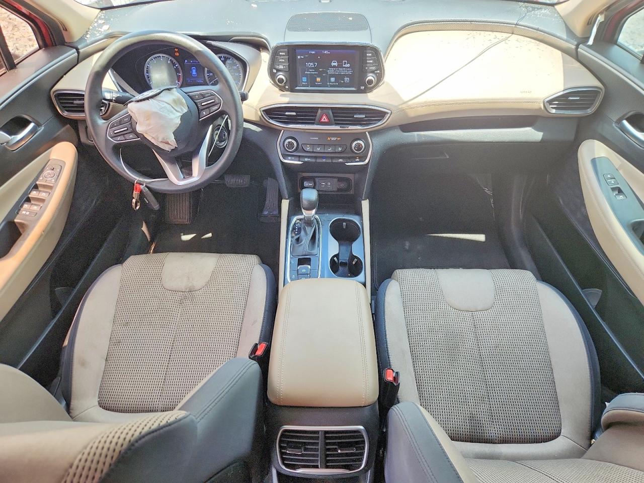 2019 Hyundai Santa Fe Se Красный vin: 5NMS23AD4KH134440