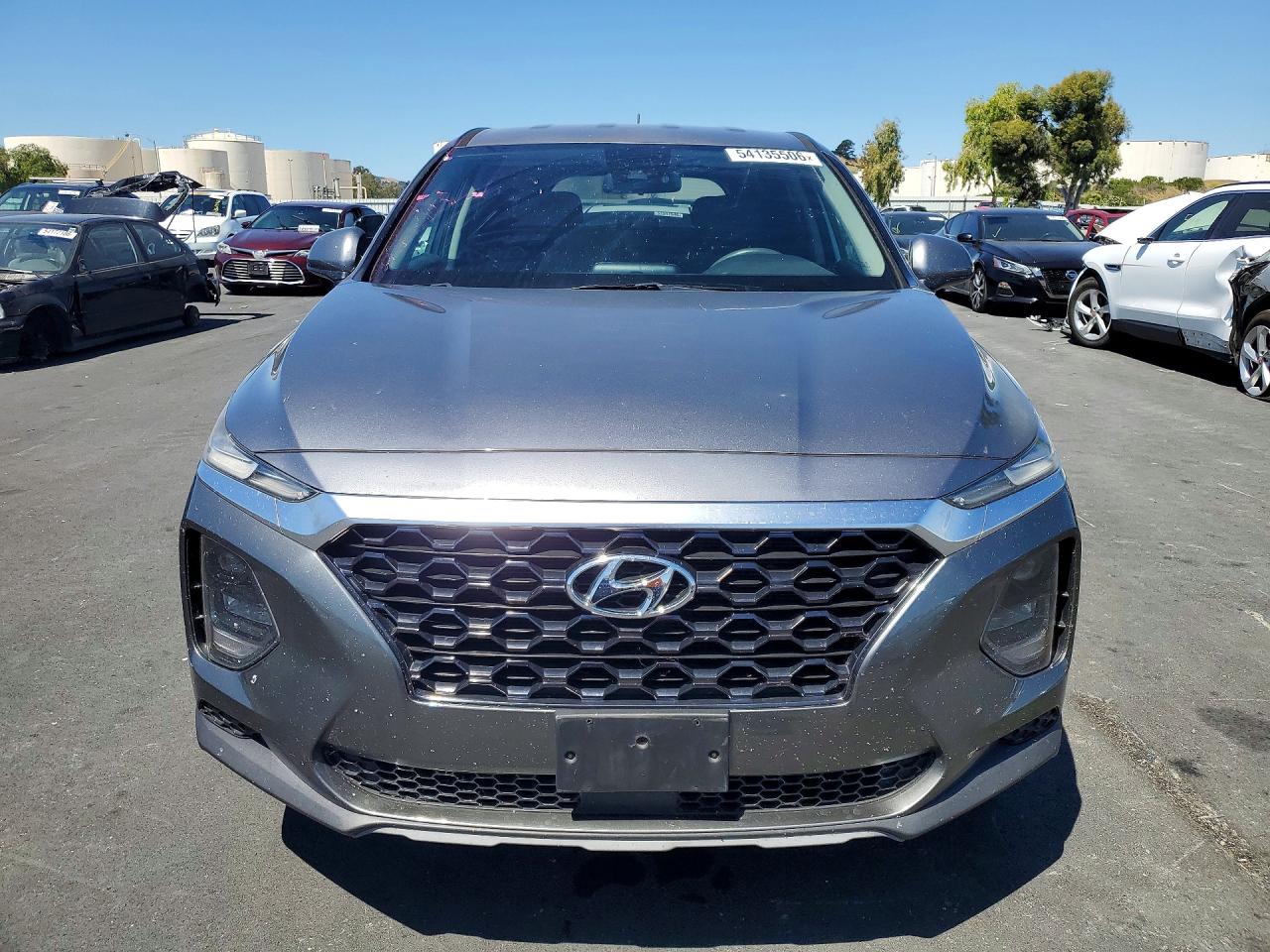 2019 Hyundai Santa Fe Se Gray vin: 5NMS23AD5KH009611