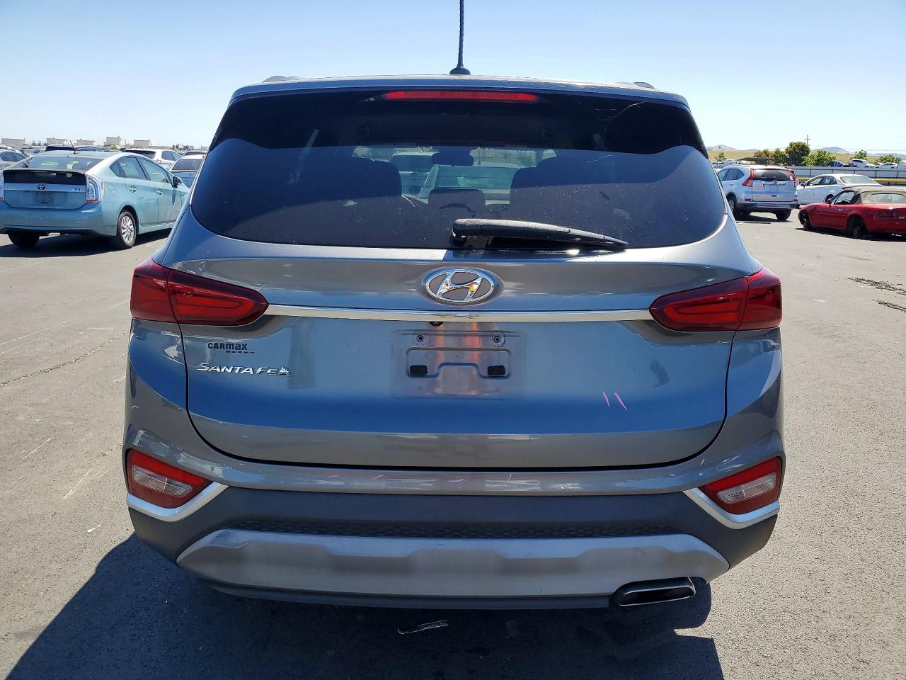 2019 Hyundai Santa Fe Se Gray vin: 5NMS23AD5KH009611