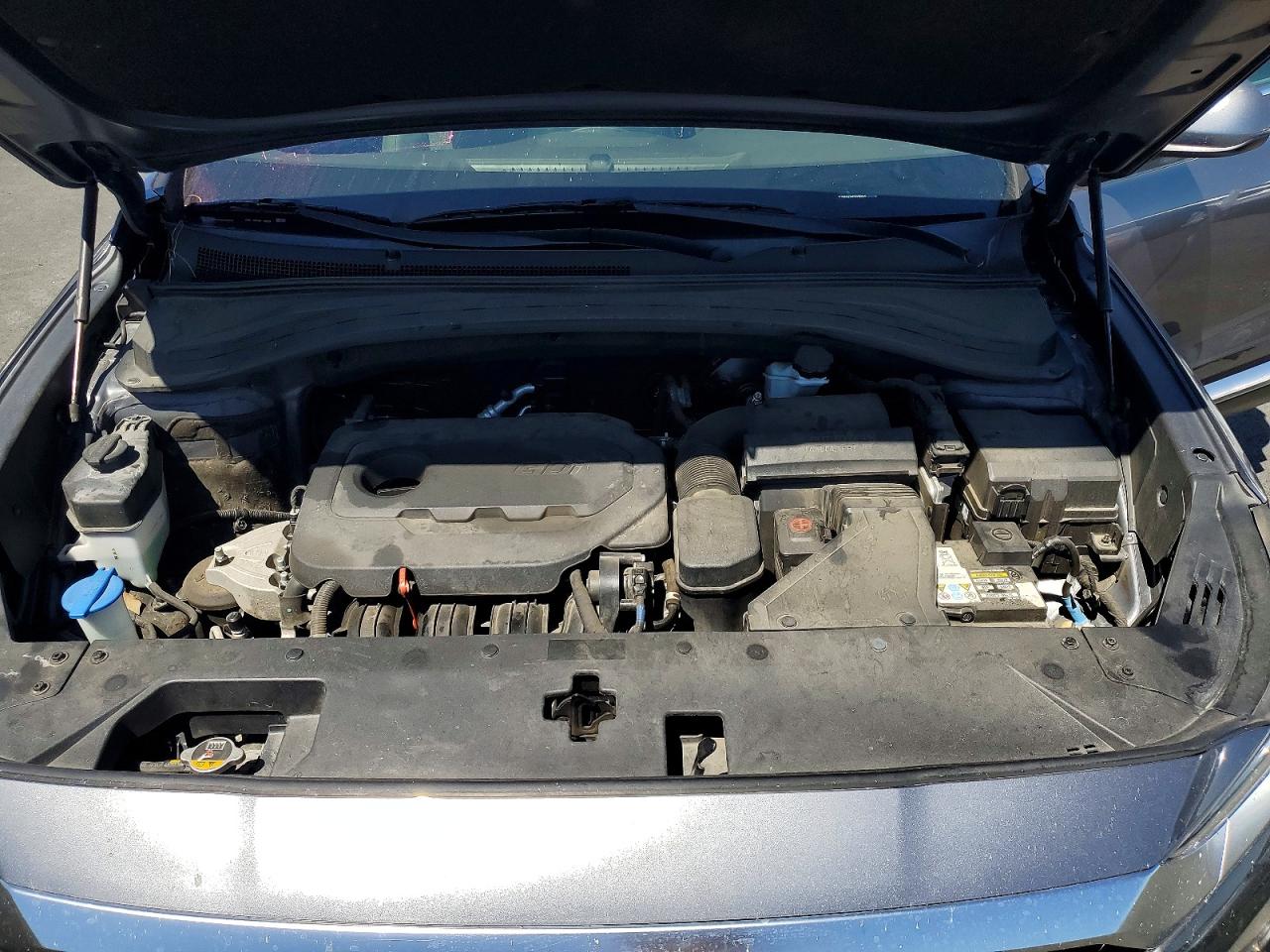 2019 Hyundai Santa Fe Se Gray vin: 5NMS23AD5KH009611