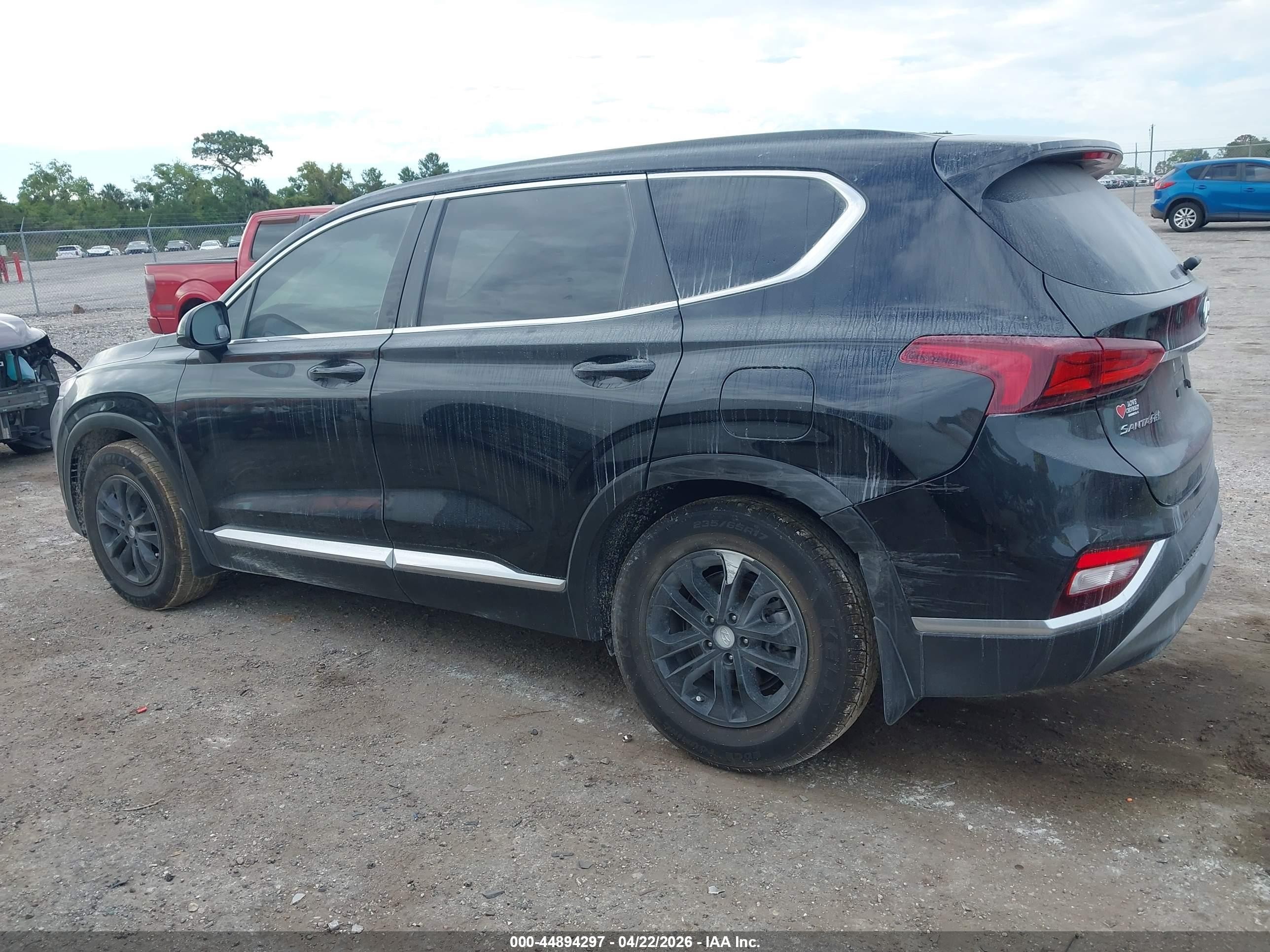 2020 Hyundai Santa Fe Se Gray vin: 5NMS23AD5LH239635