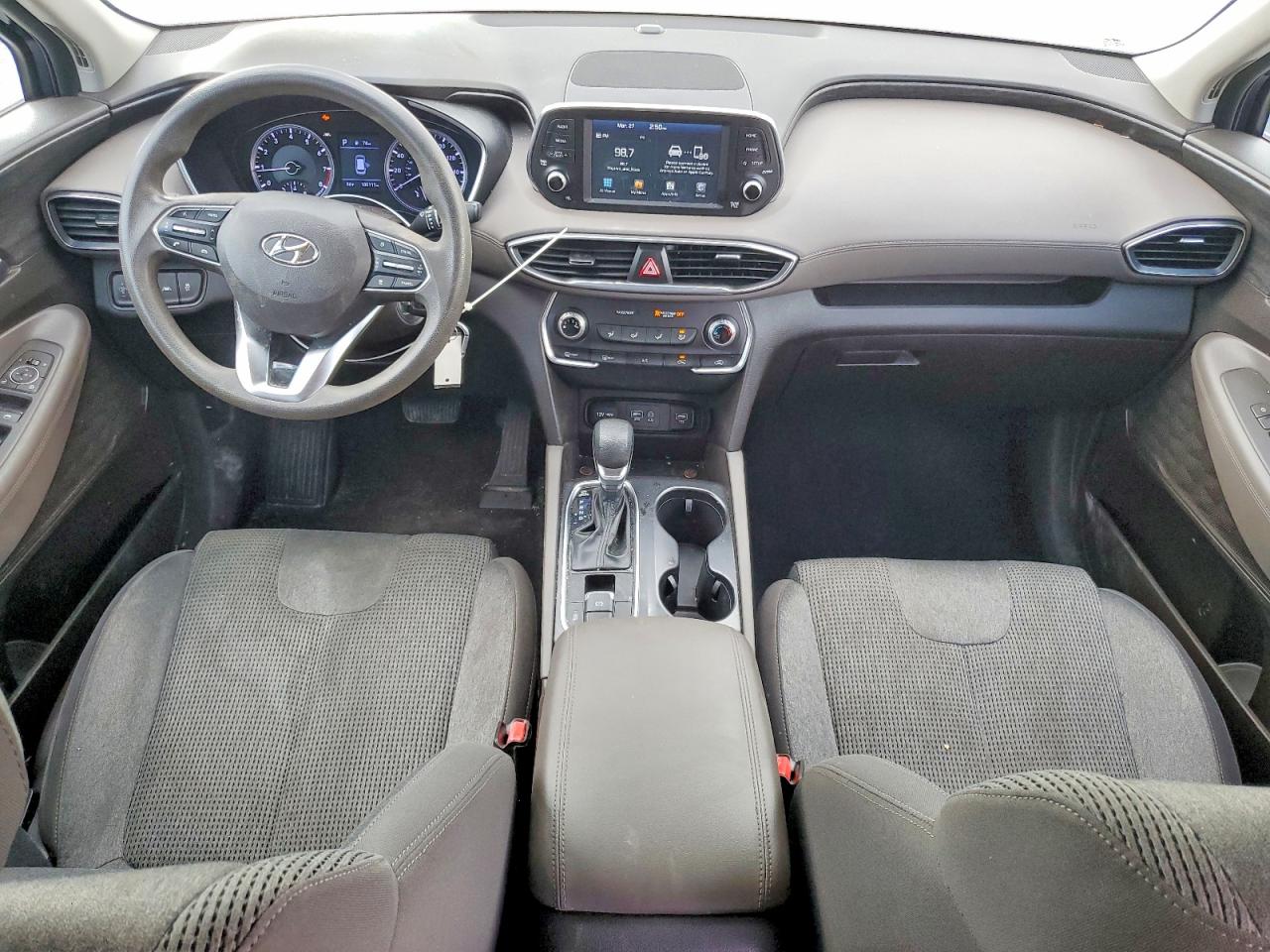2019 Hyundai Santa Fe Se 2.4l Синий vin: 5NMS23AD6KH011559
