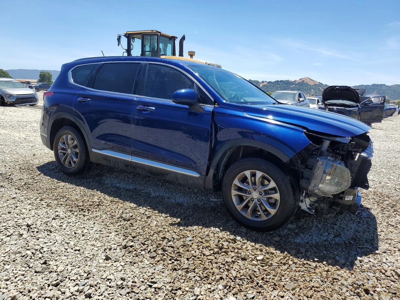 2020 Hyundai Santa Fe Se Blue vin: 5NMS23AD6LH207759