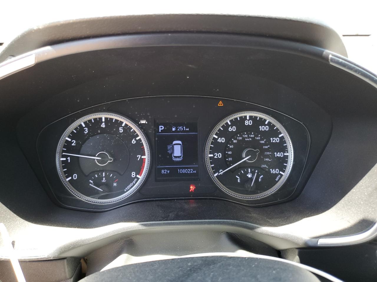 2020 Hyundai Santa Fe Se Blue vin: 5NMS23AD6LH207759 Damage: Warning Light - Air Bag, On, Unacceptable