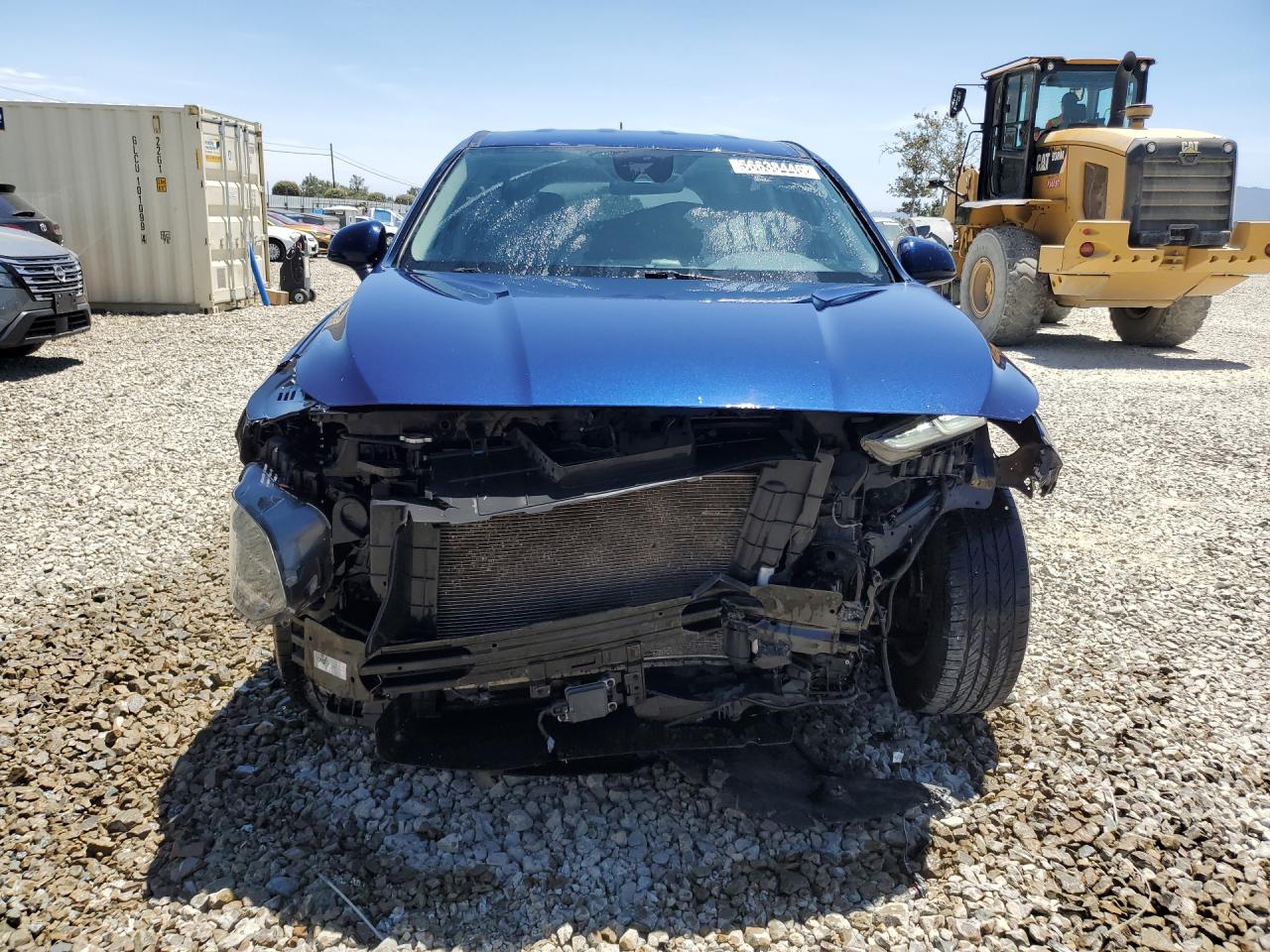 2020 Hyundai Santa Fe Se Blue vin: 5NMS23AD6LH207759 Damage: Front Bumper Reinforcement, Broken, Replacement Required