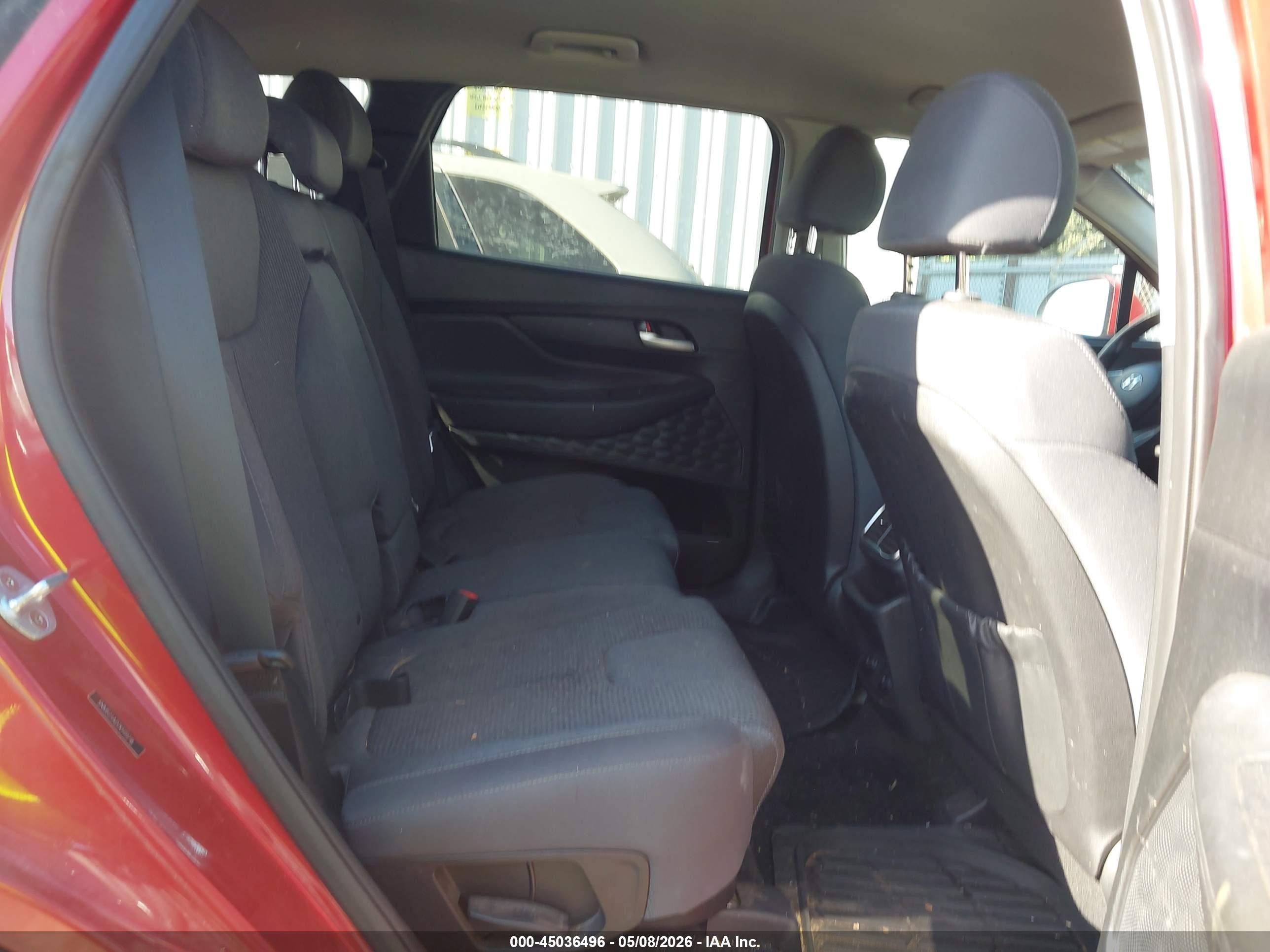 2019 Hyundai Santa Fe Se Темно-бордовый vin: 5NMS23AD7KH111718