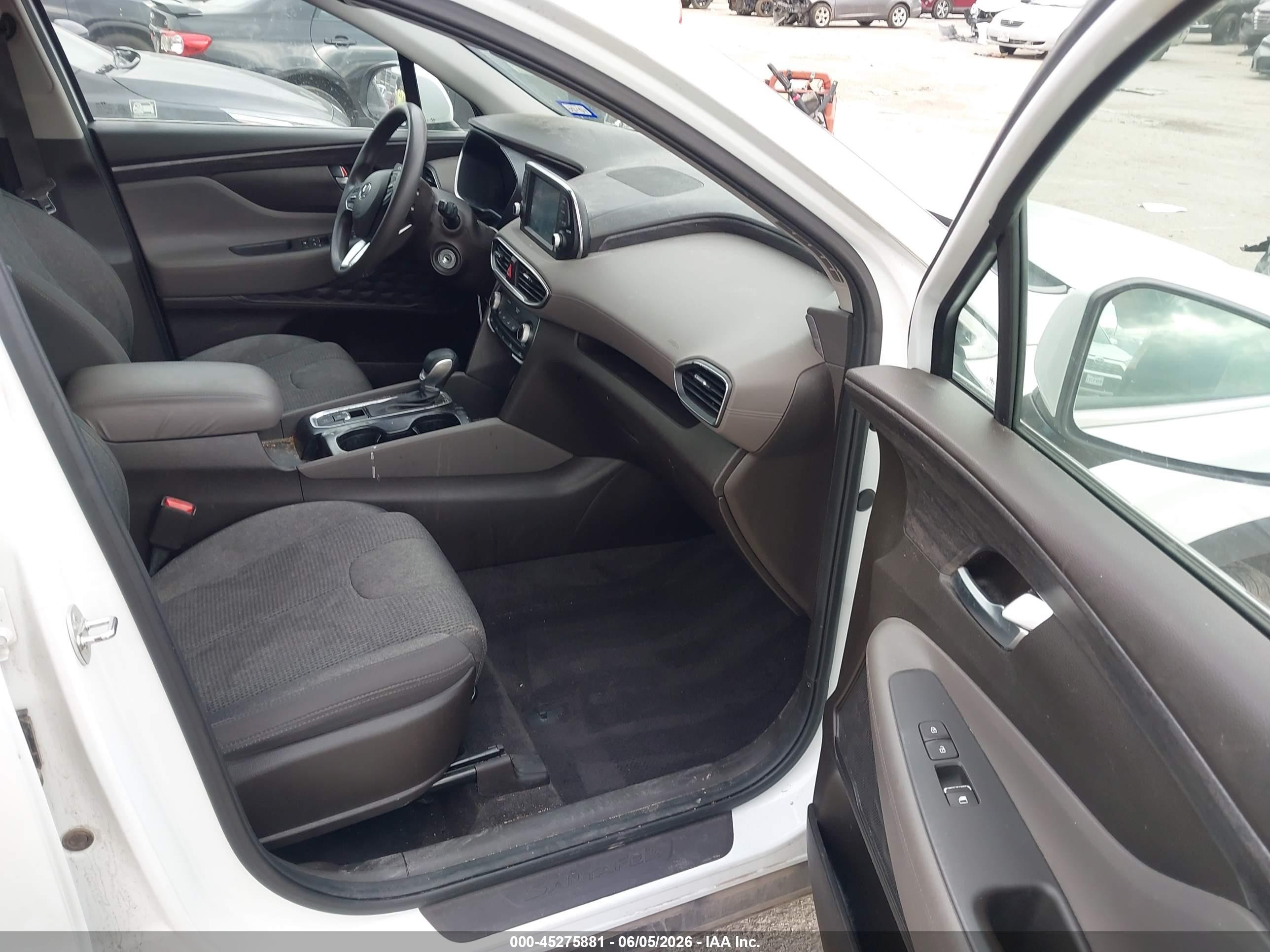 2020 Hyundai Santa Fe Se White vin: 5NMS23AD8LH141327