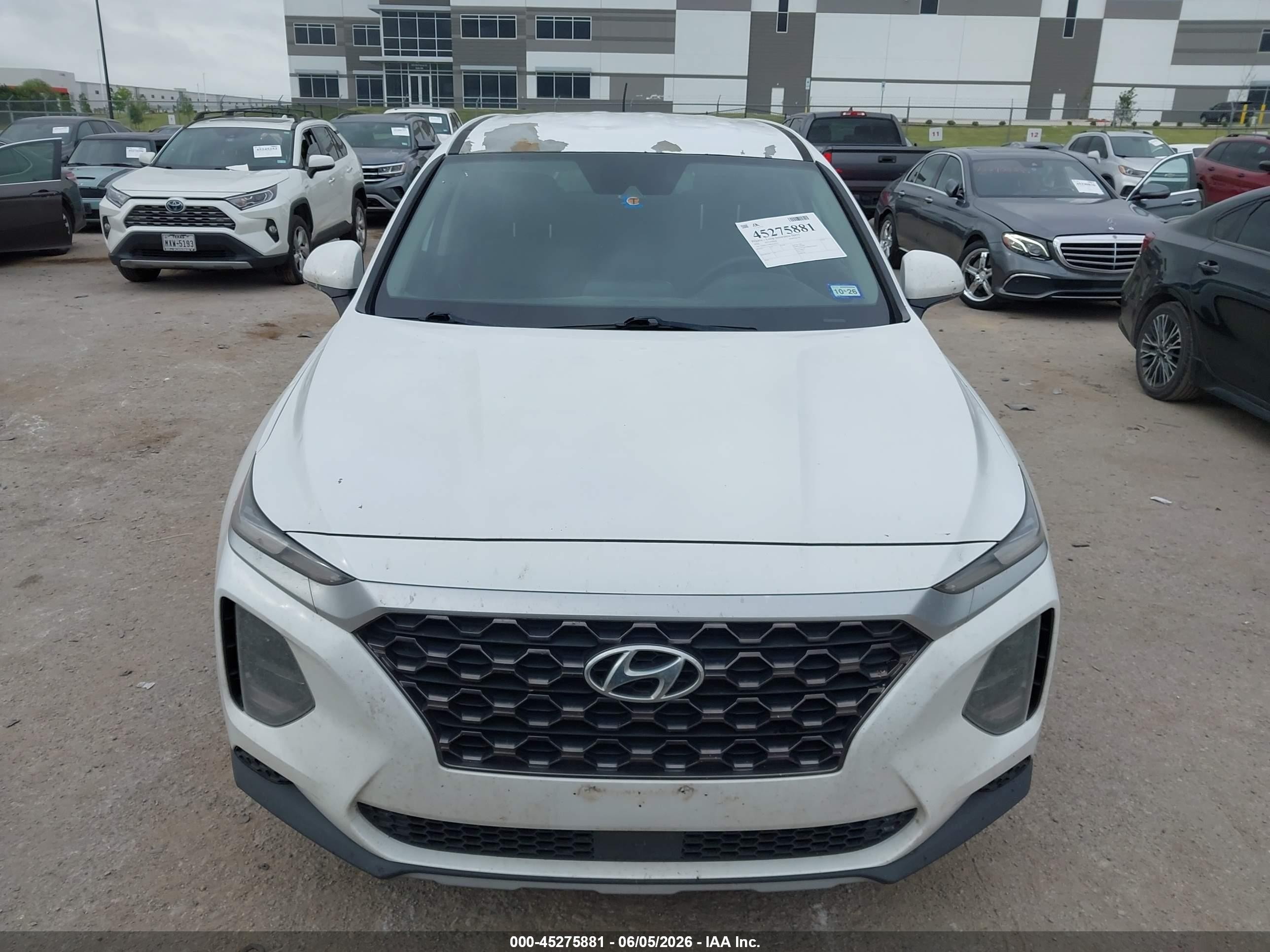 2020 Hyundai Santa Fe Se White vin: 5NMS23AD8LH141327