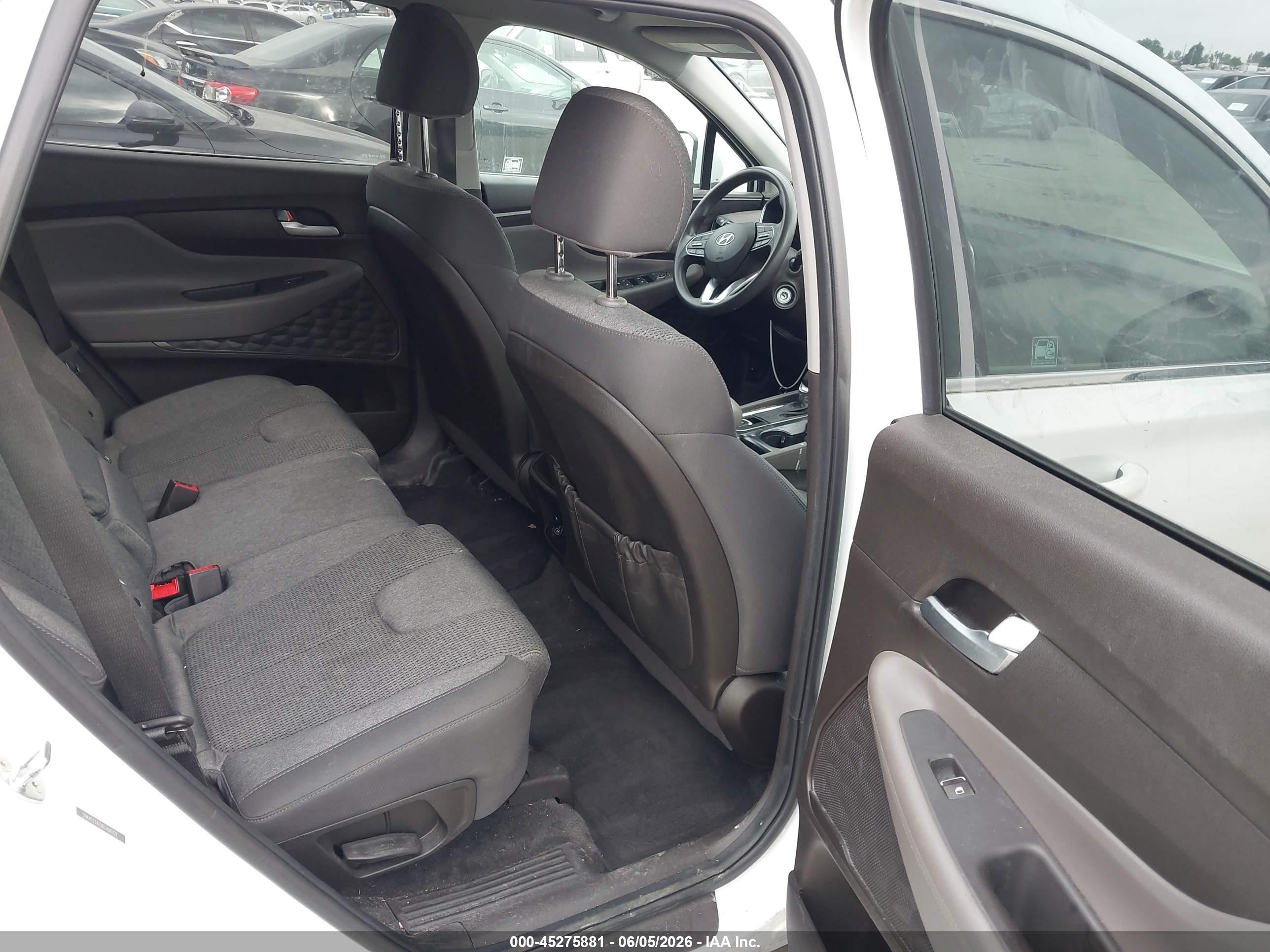 2020 Hyundai Santa Fe Se White vin: 5NMS23AD8LH141327