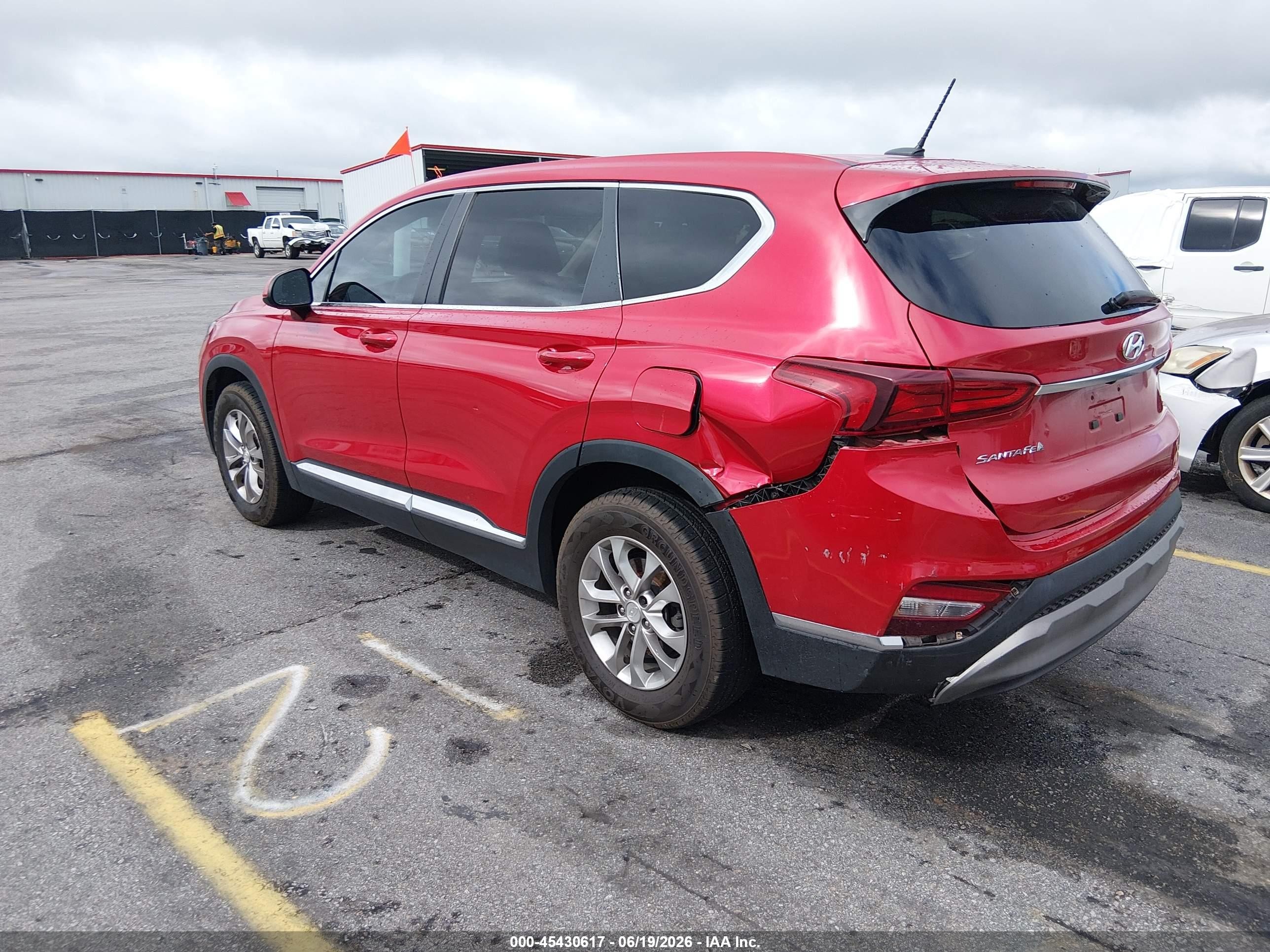 2020 Hyundai Santa Fe Se Red vin: 5NMS23AD9LH248533