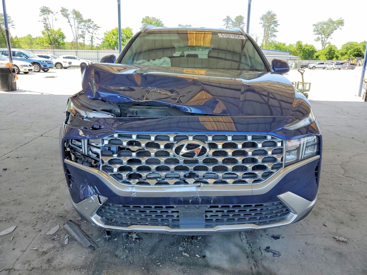 2022 Hyundai Santa Fe Sel Blue vin: 5NMS24AJ0NH388923