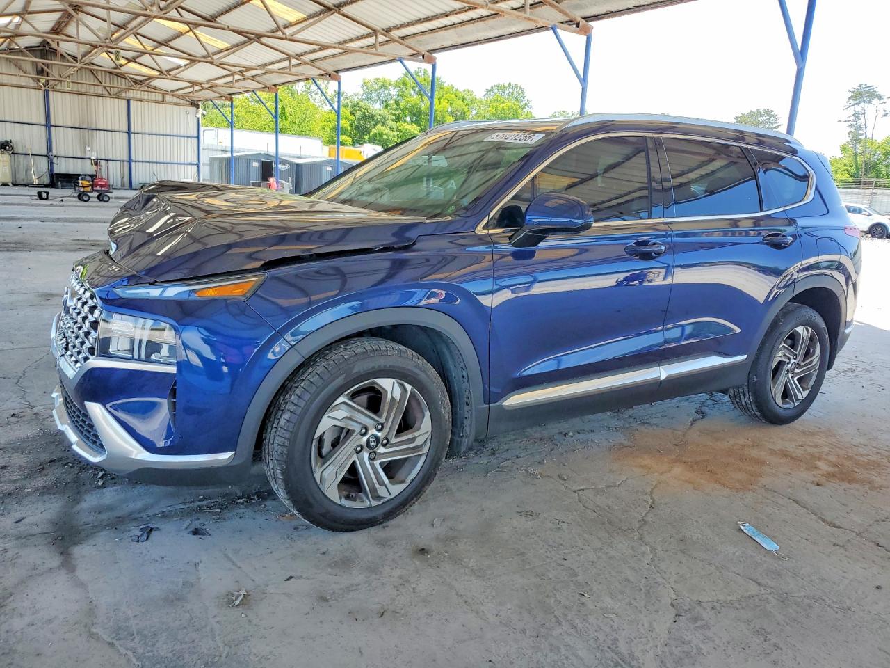 2022 Hyundai Santa Fe Sel Blue vin: 5NMS24AJ0NH388923