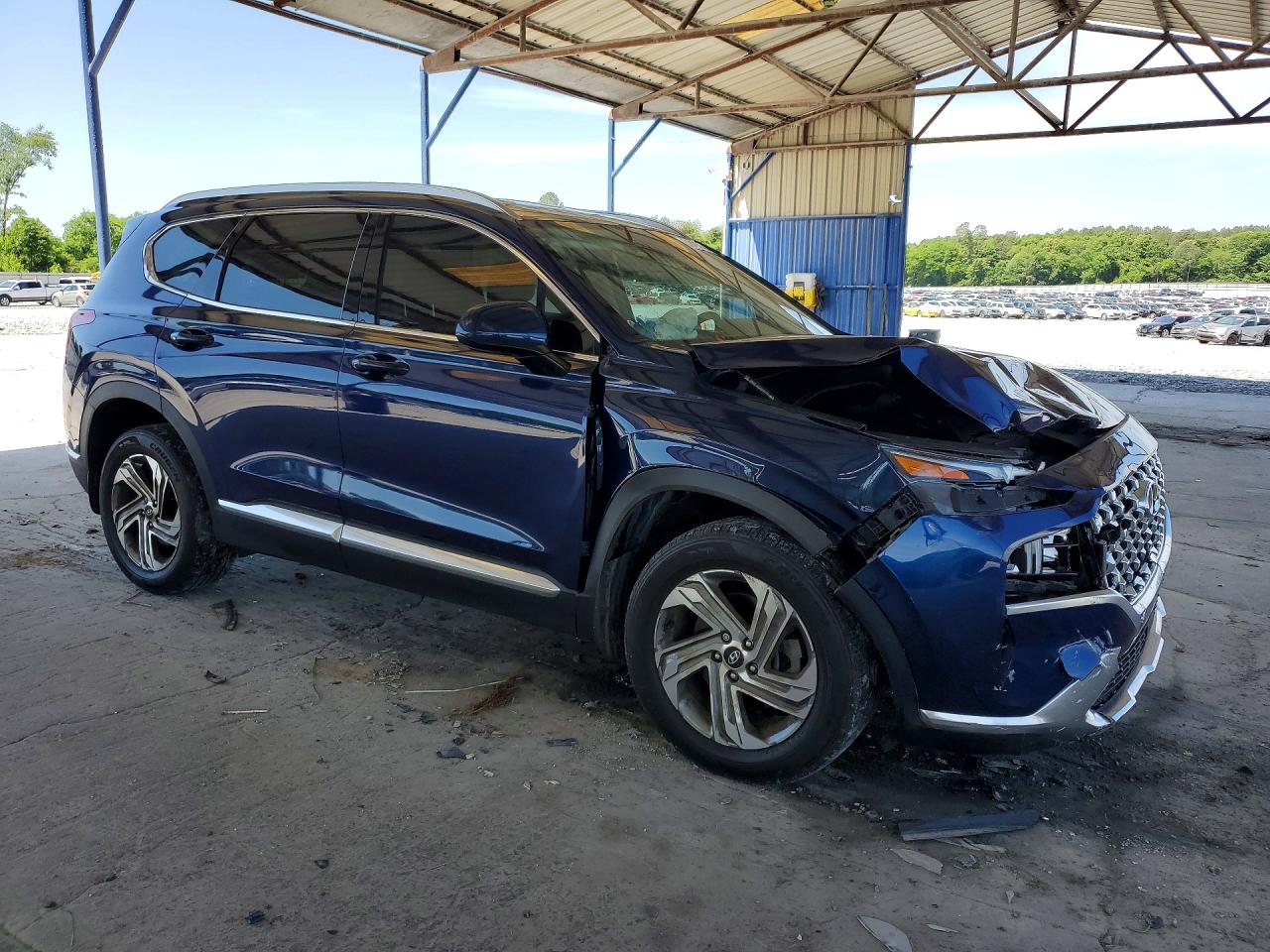 2022 Hyundai Santa Fe Sel Blue vin: 5NMS24AJ0NH388923
