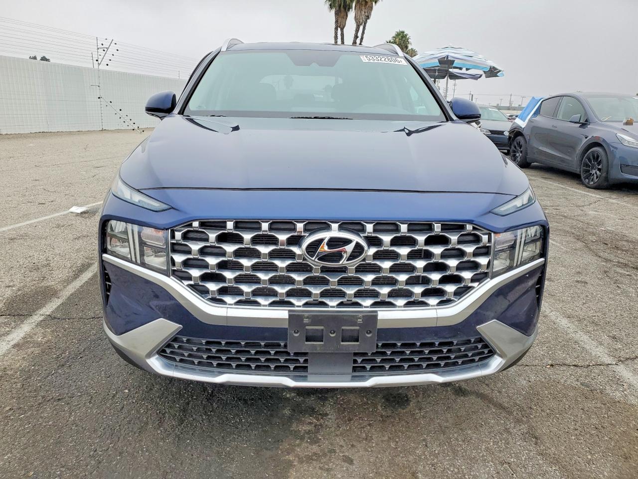 2021 Hyundai Santa Fe Sel Blue vin: 5NMS24AJ1MH331239