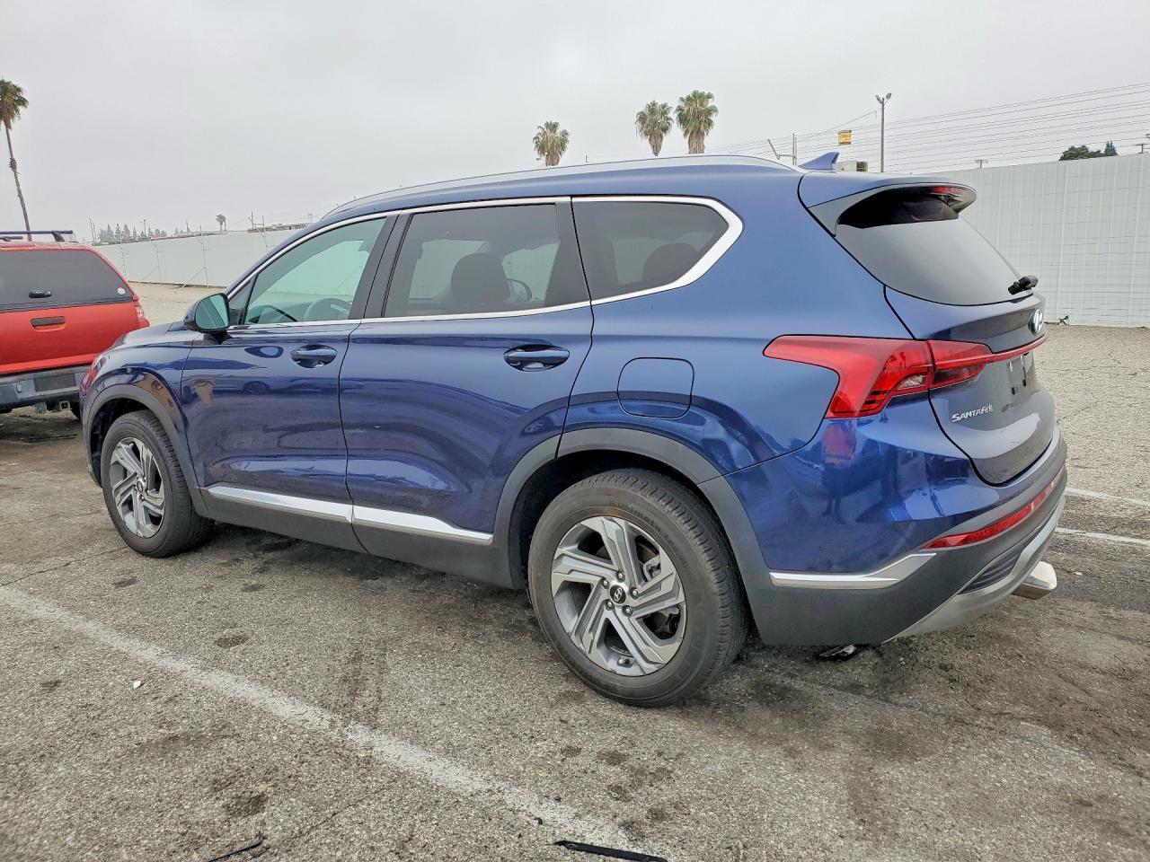 2021 Hyundai Santa Fe Sel Blue vin: 5NMS24AJ1MH331239