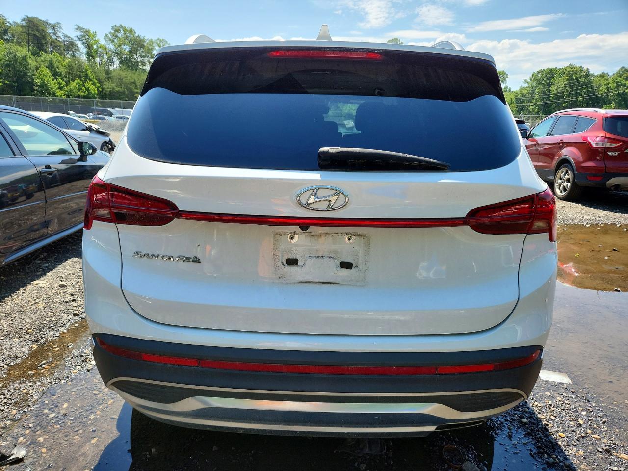 2021 Hyundai Santa Fe Sel Белый vin: 5NMS24AJ1MH355475