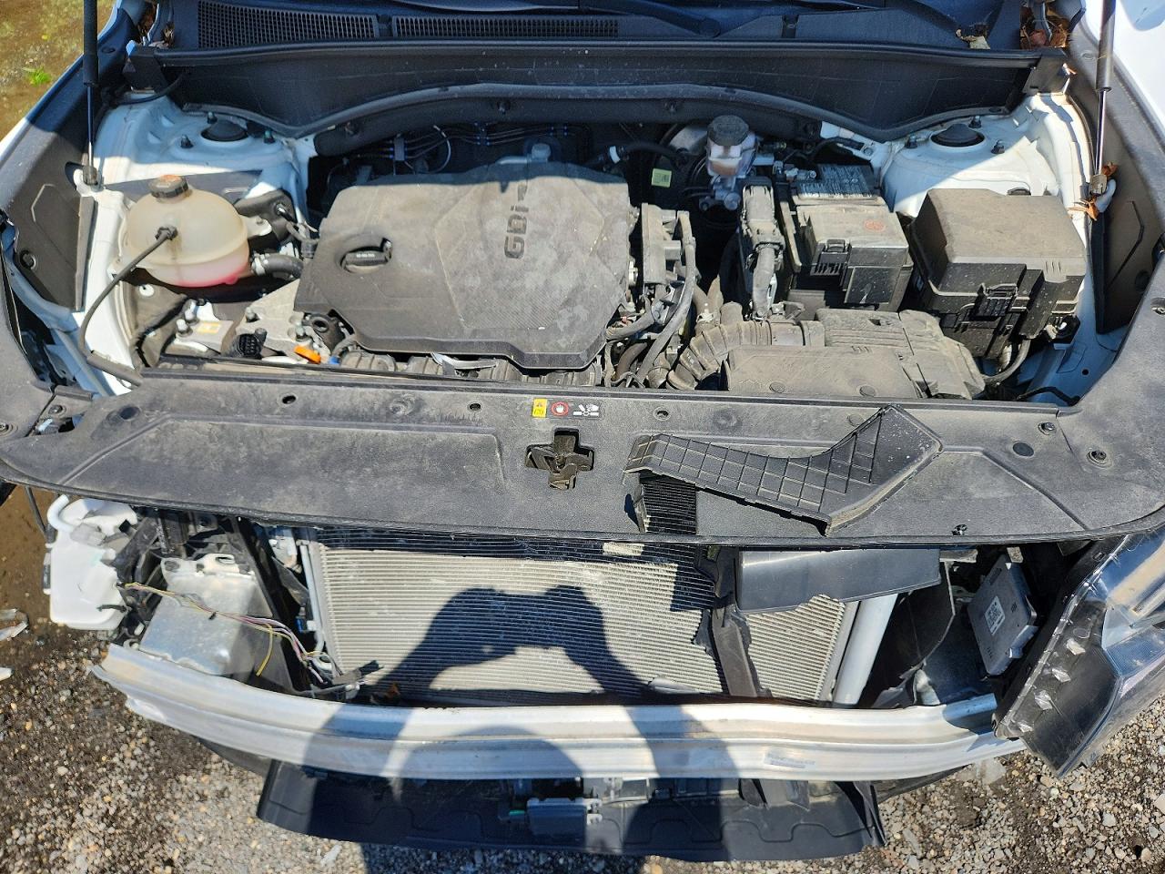 2021 Hyundai Santa Fe Sel Белый vin: 5NMS24AJ1MH355475