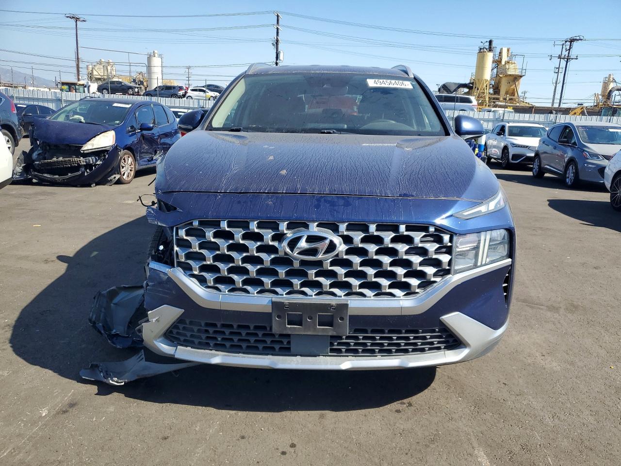 2021 Hyundai Santa Fe Sel Синий vin: 5NMS24AJ3MH346020