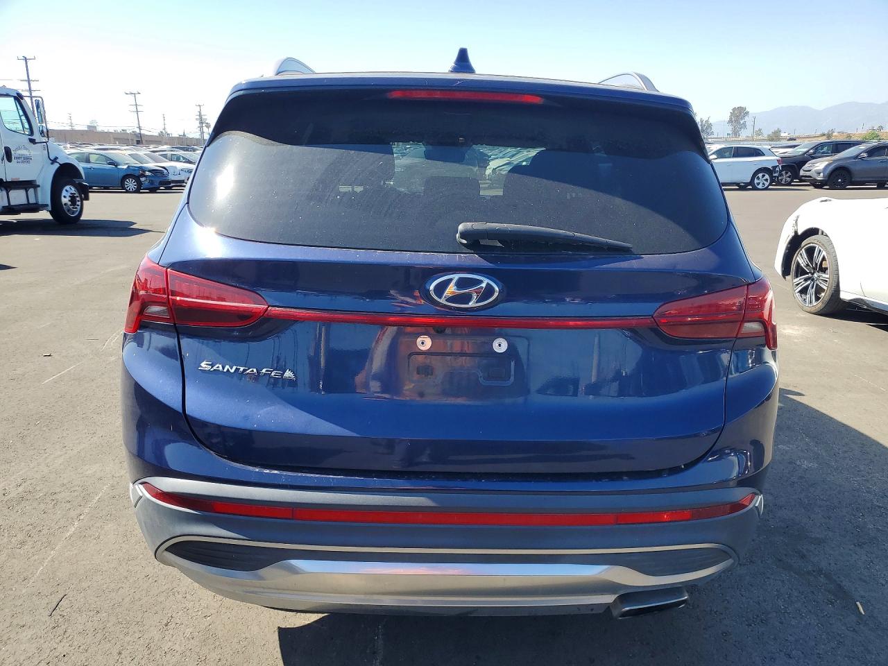 2021 Hyundai Santa Fe Sel Синий vin: 5NMS24AJ3MH346020